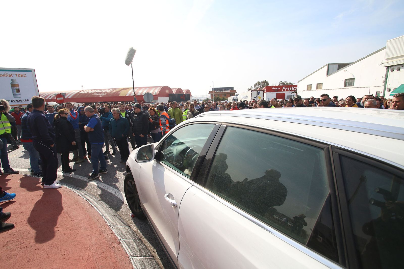 Las imágenes de la manifestación de agricultores