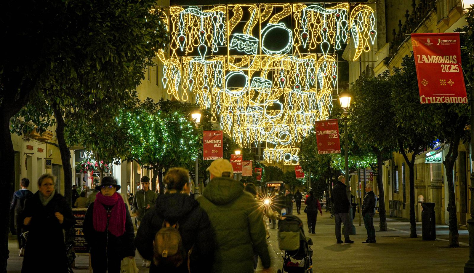 Así luce Jerez en Navidad