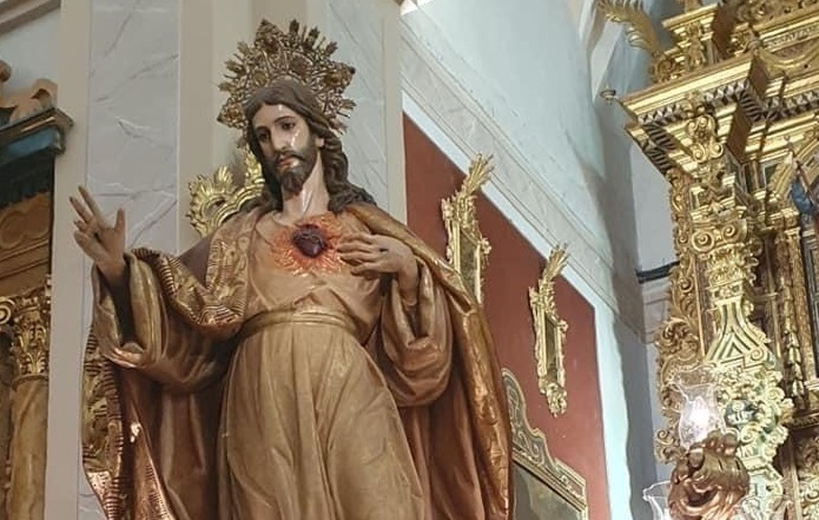 Imagen del Sagrado Corazón de Jesús de Otura