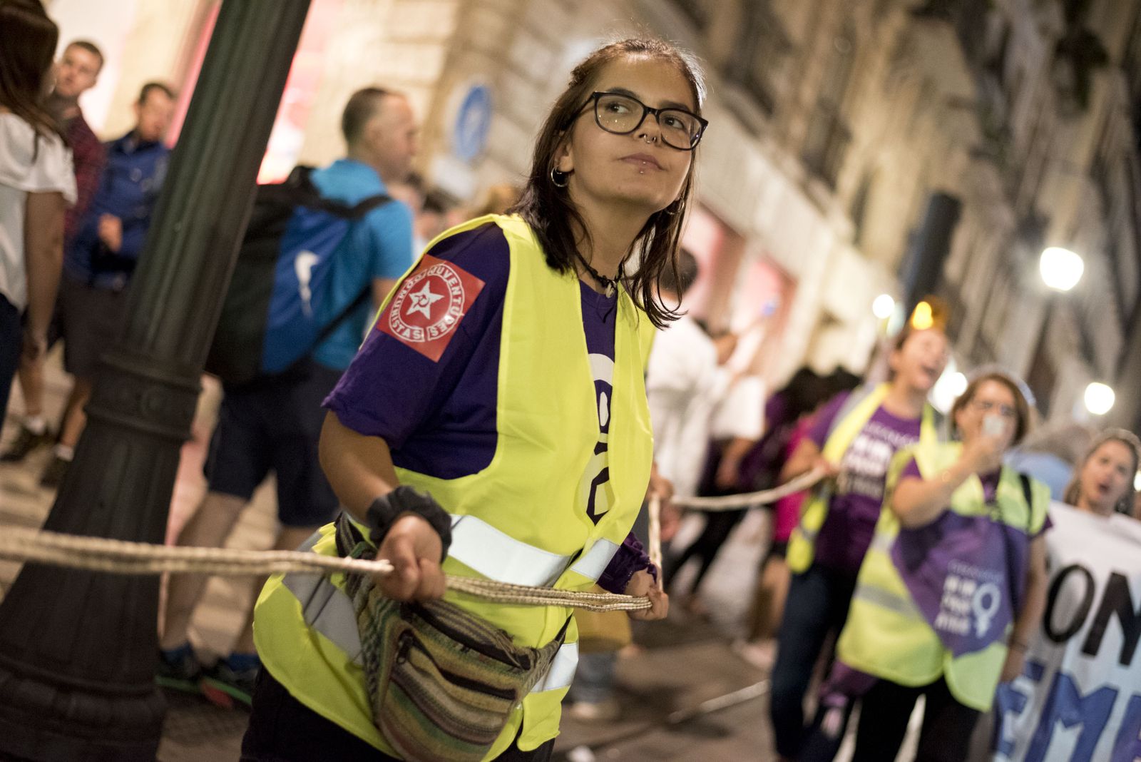 Imágenes de la manifestación por la 'emergencia feminista'