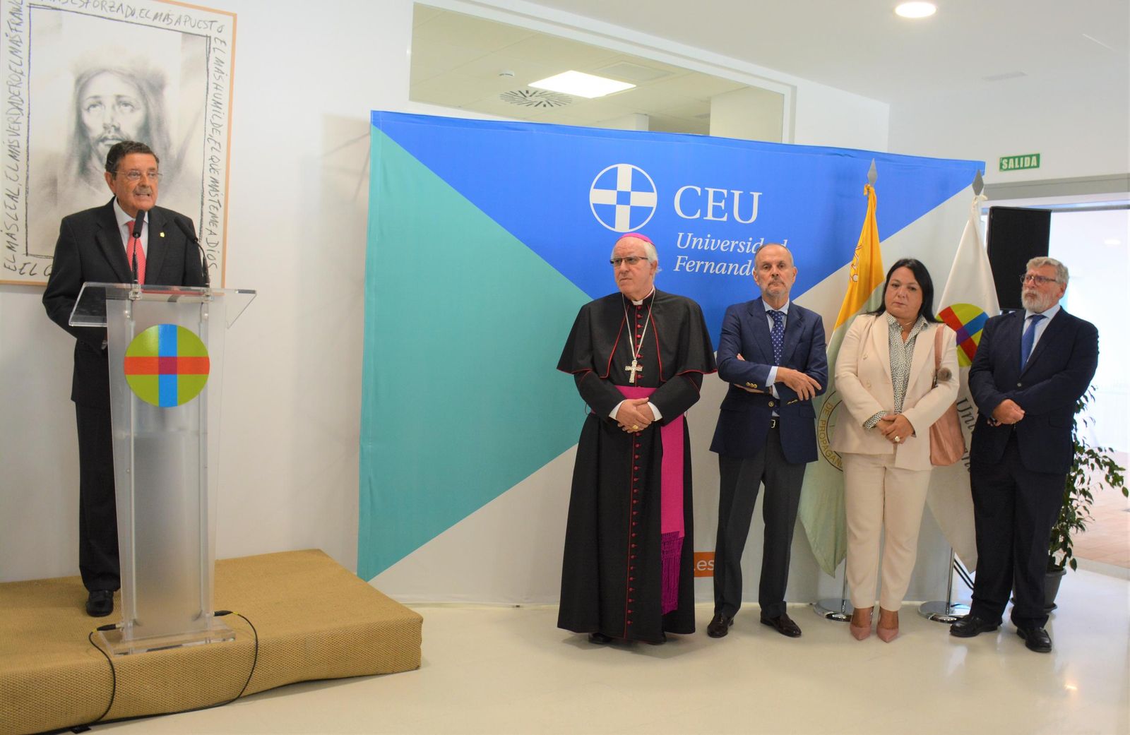 Un momento del acto en la Universidad Fernando III.