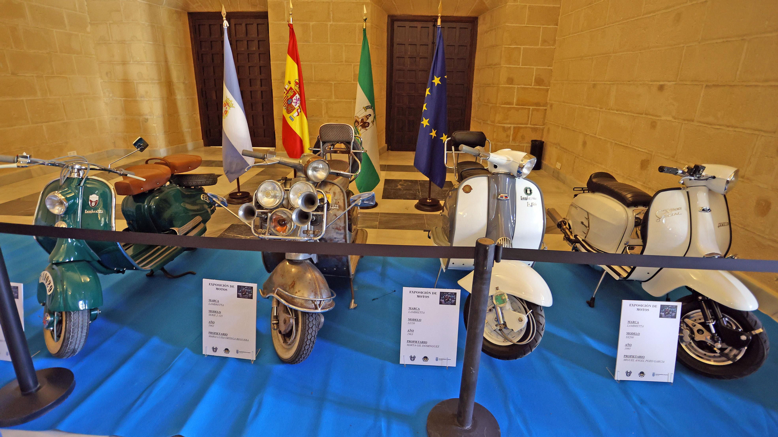 Exposición de motos clásicas y últimas novedades en Jerez por el Gran Premio