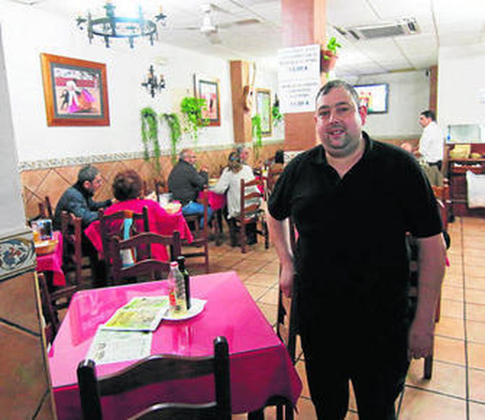 Jesús Ridruejo Andrada, en el Mesón Taurino.