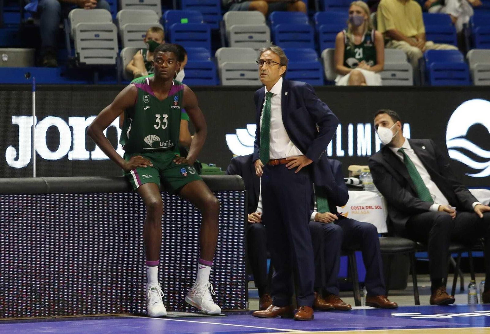 Casimiro, con Yannick Nzosa.