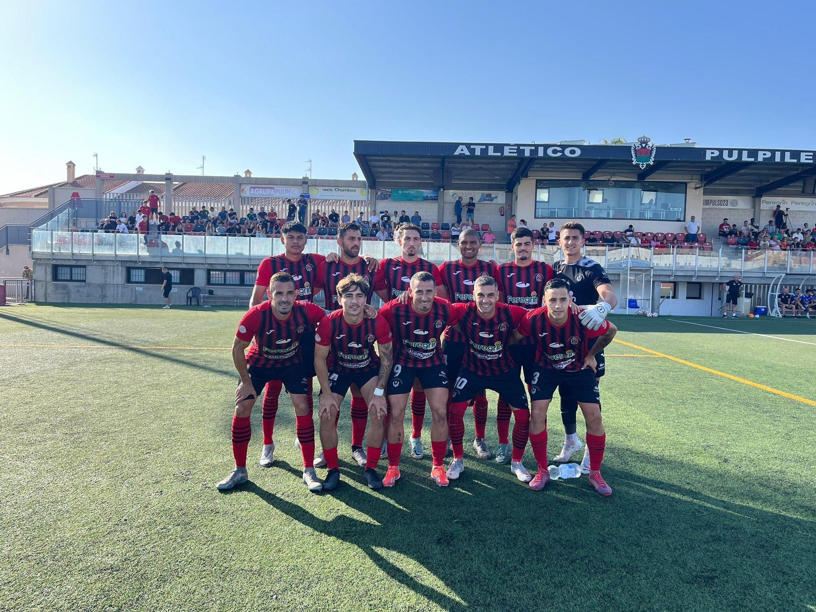 Once del Pulpileño en su duelo frente al Cieza.