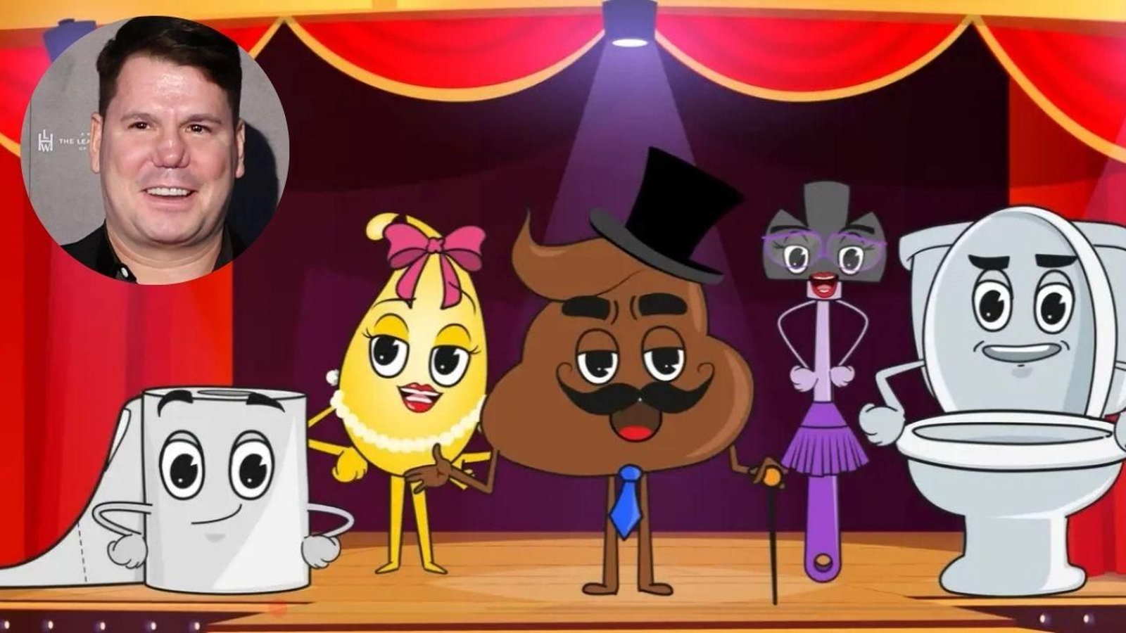 Imagen de Lucas junto a los personajes de 'Los Pipicacas'