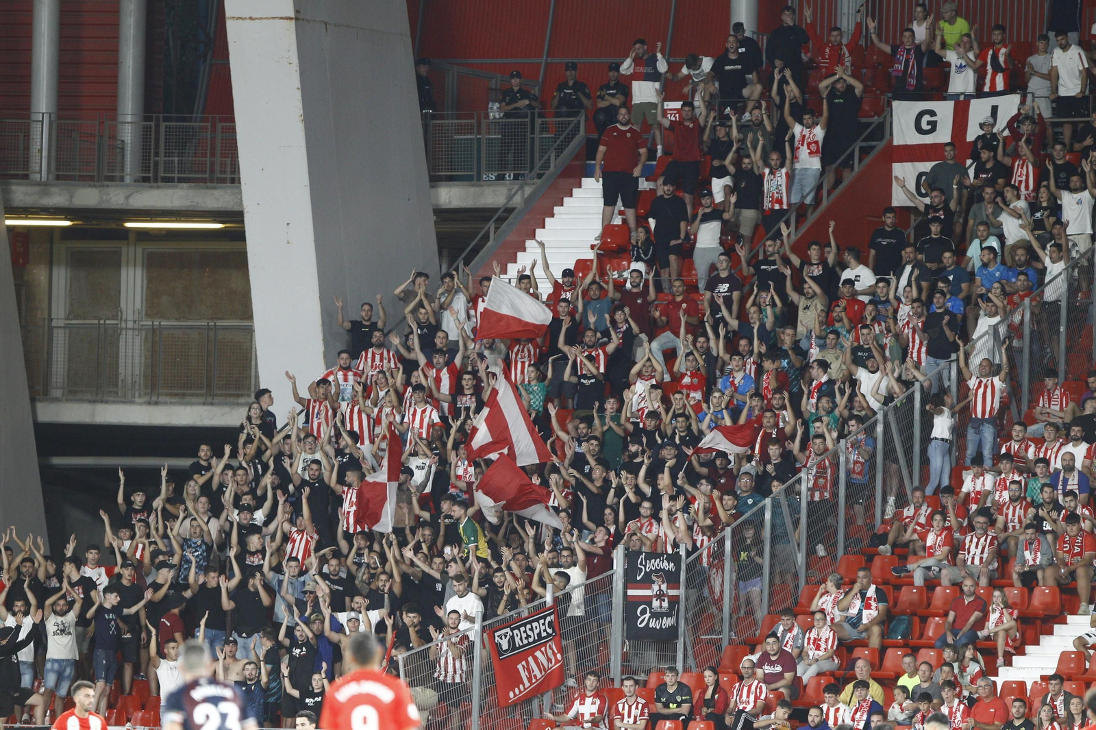 Las imágenes del partido de fútbol U.D. Almería-S.D. Eibar