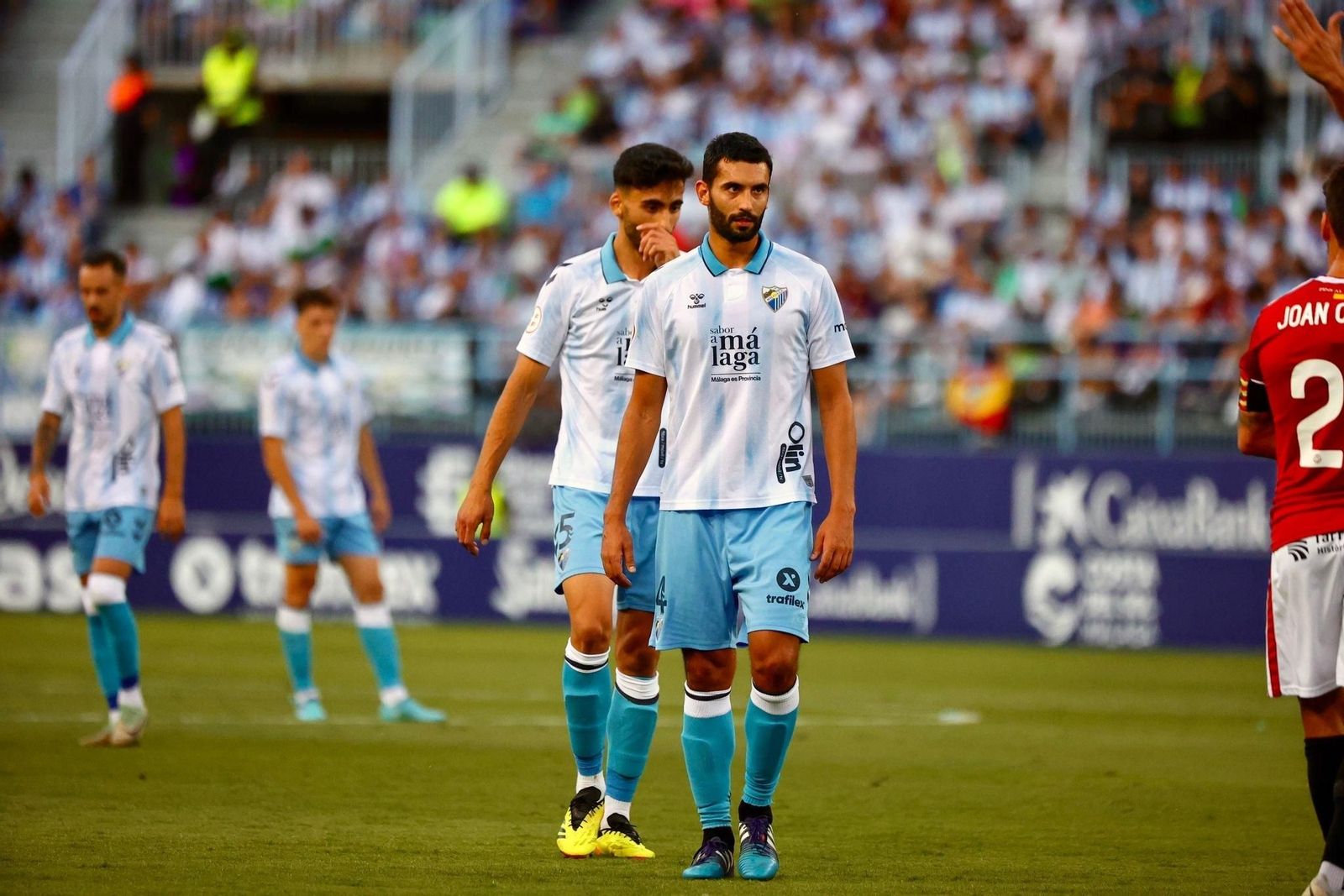 La ida de la final entre Málaga CF y Nàstic, en fotos