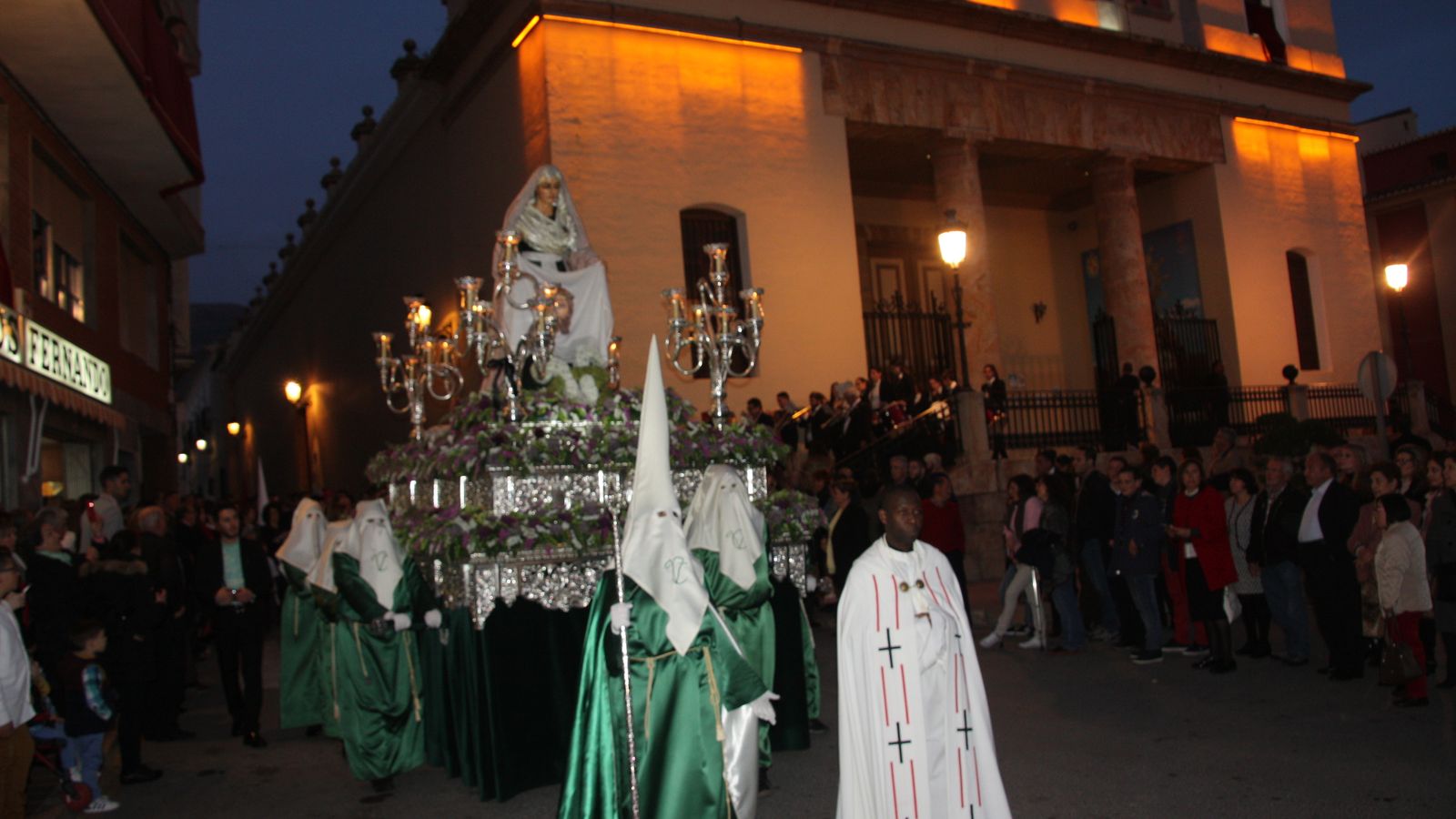 Imagen de La Verónica, junto al templo de La Anunciación de Berja.