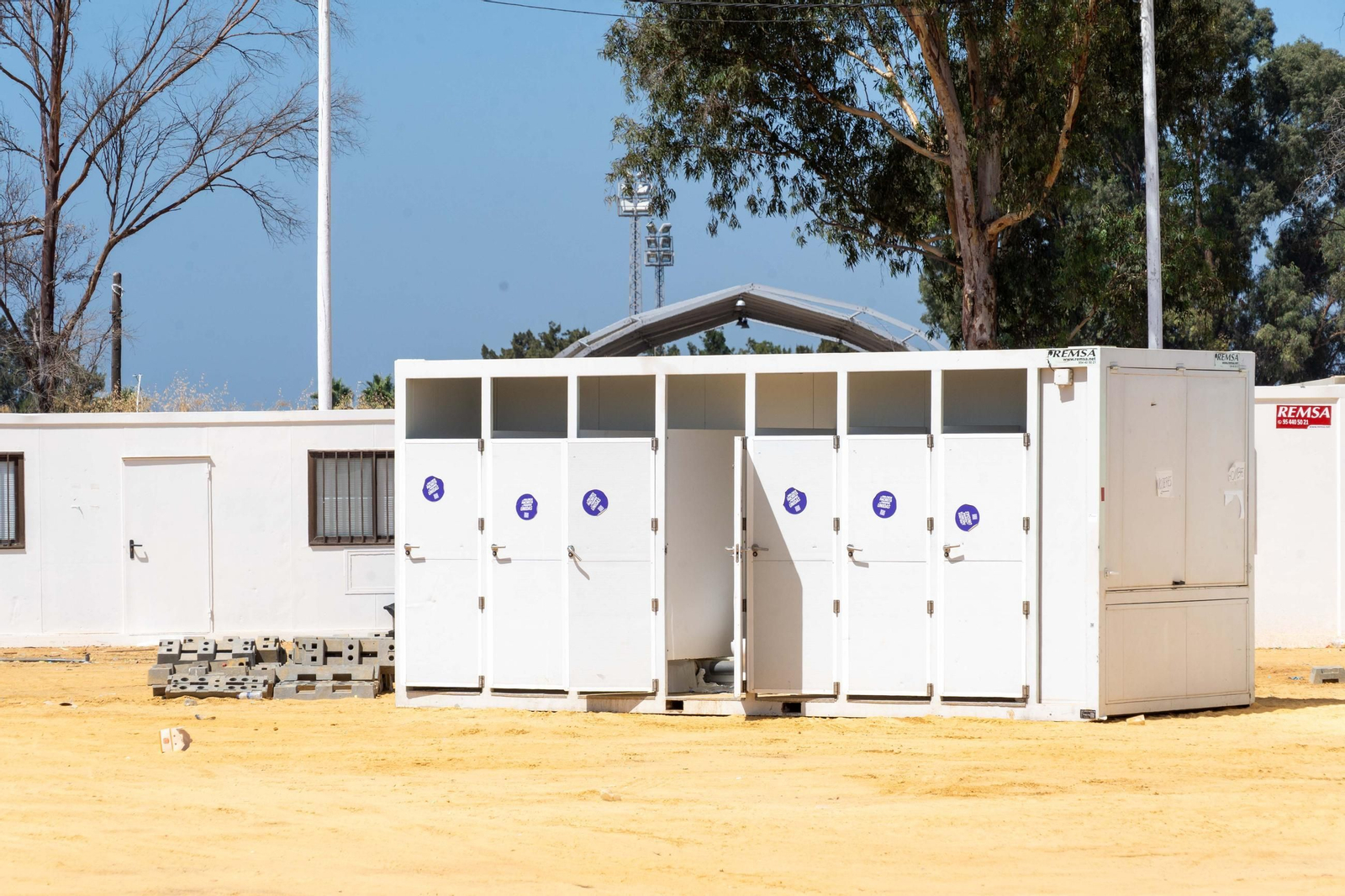 Imágenes del recinto de las Fiestas Colombinas días después de su final