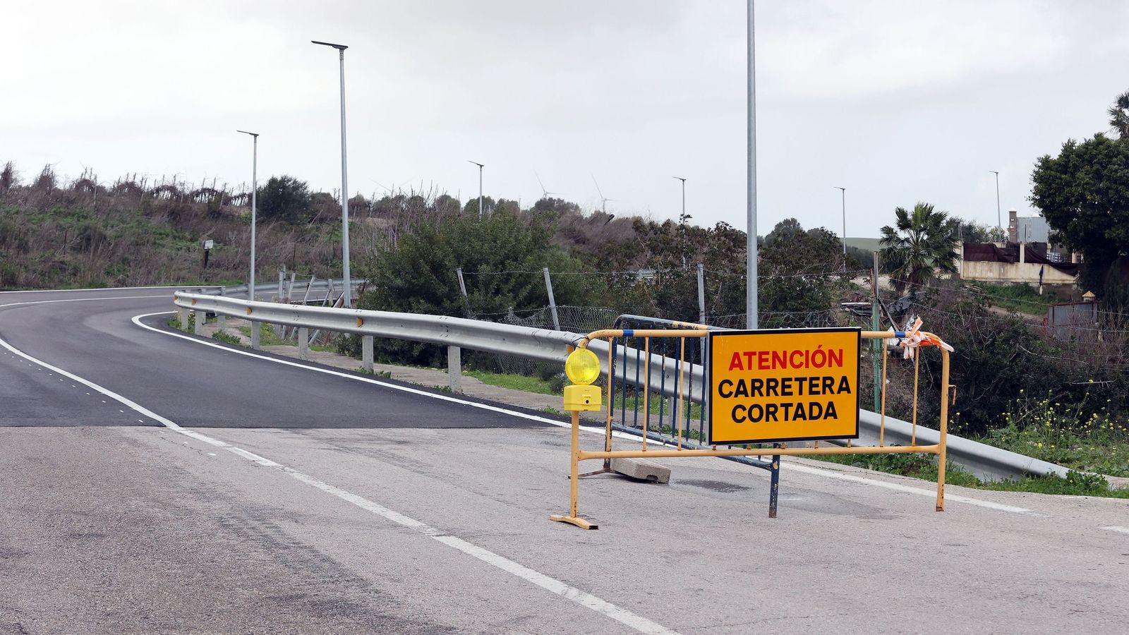 Así afronta la zona rural de Jerez la subida del río Guadalete