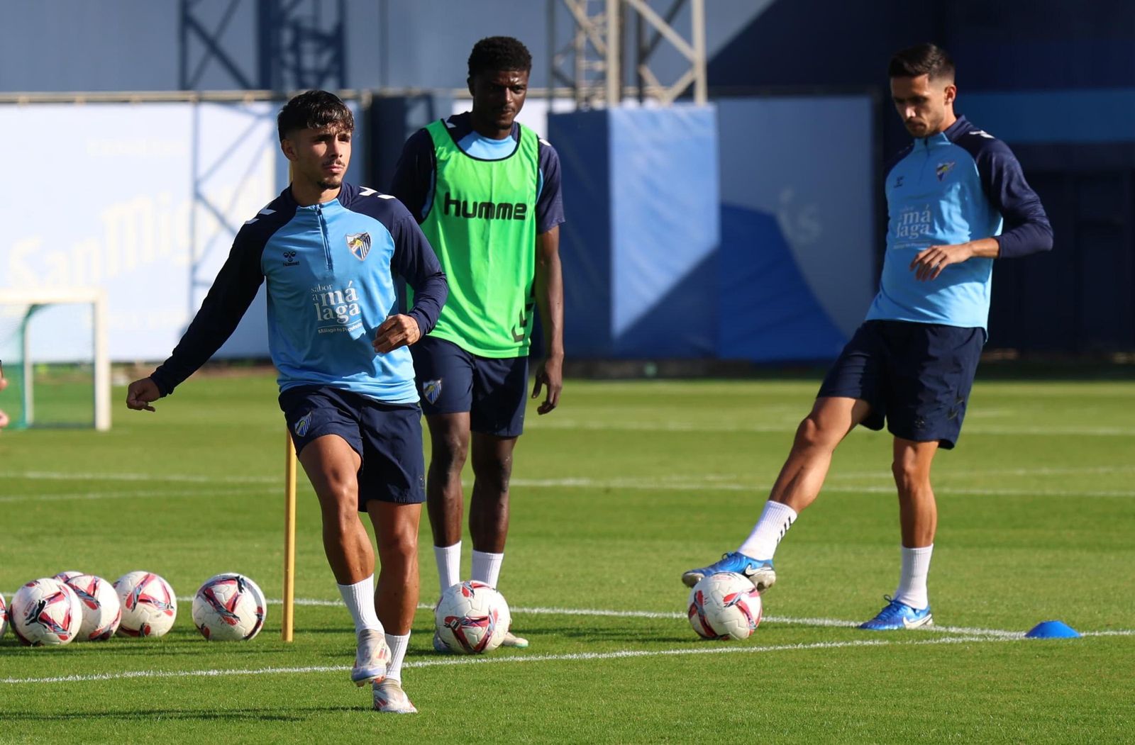Entrenamiento Málaga CF: Ramón regresa en la primera sesión de la semana