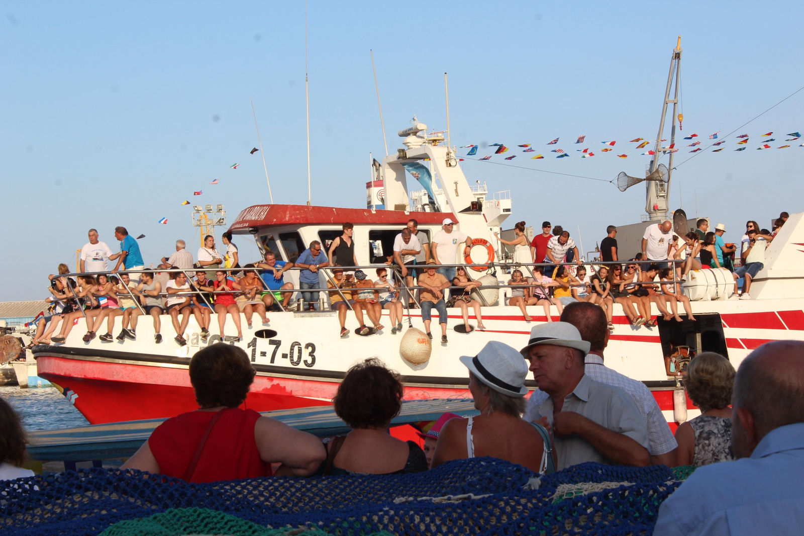 Imágenes de la procesión de la Virgen del Carmen en Garrucha