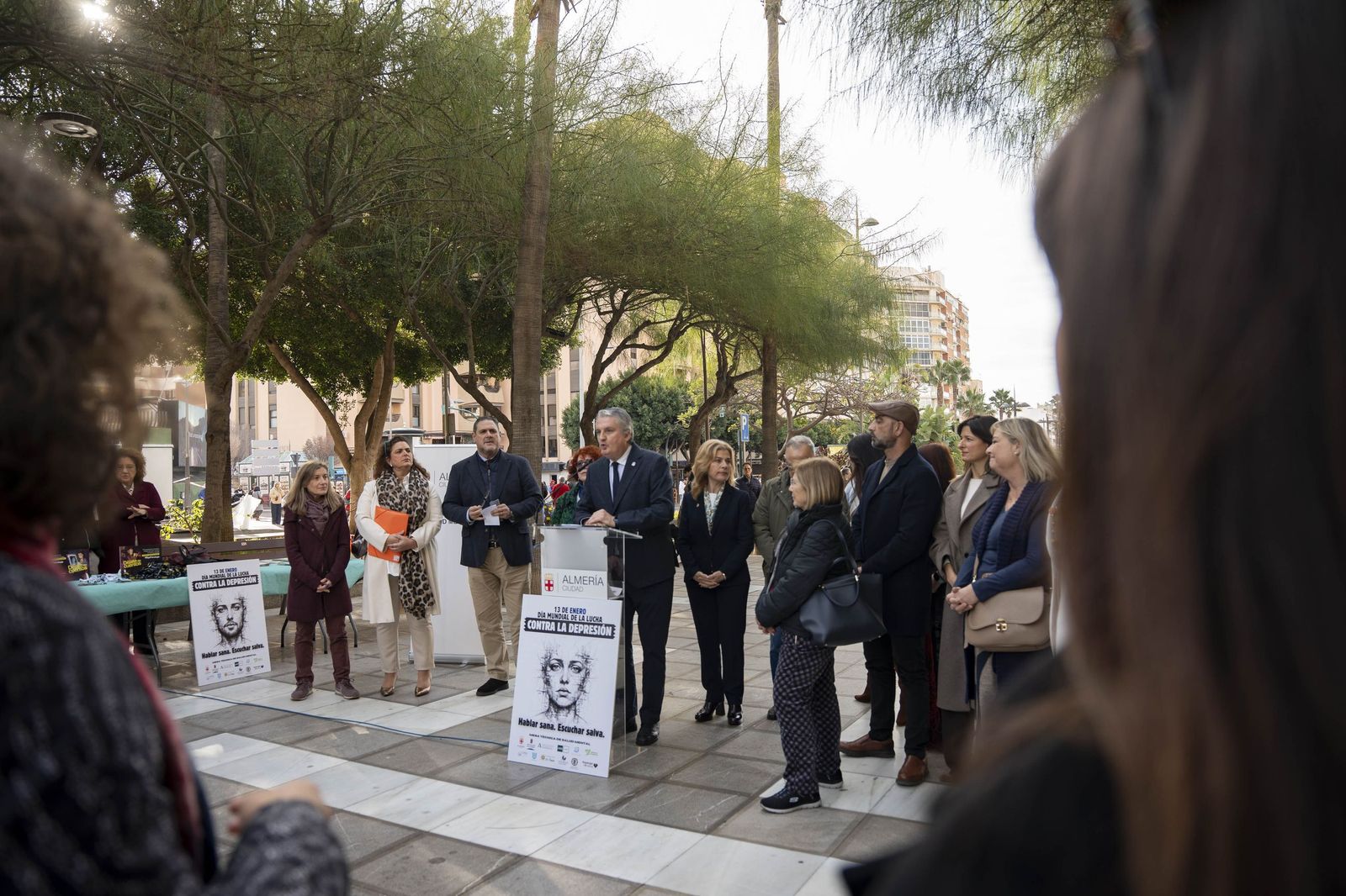 Las imágenes del acto por el Día Mundial Contra la Depresión