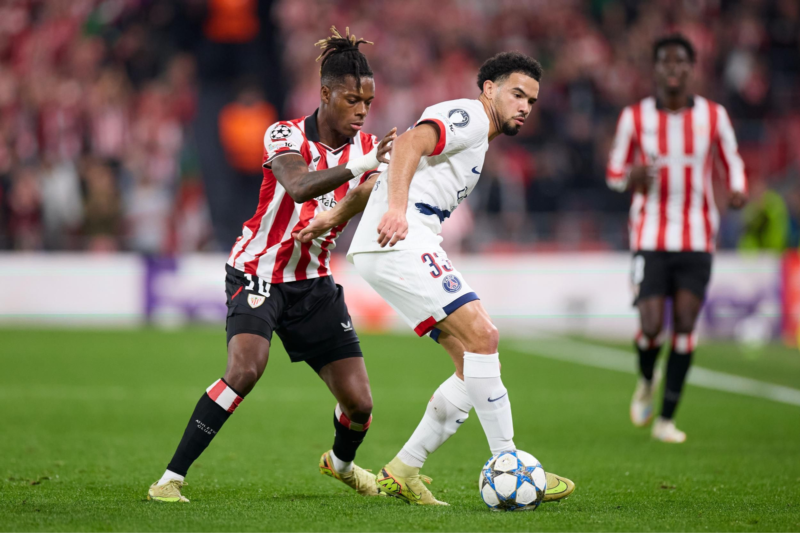 El Athletic Club-PSG, en imágenes