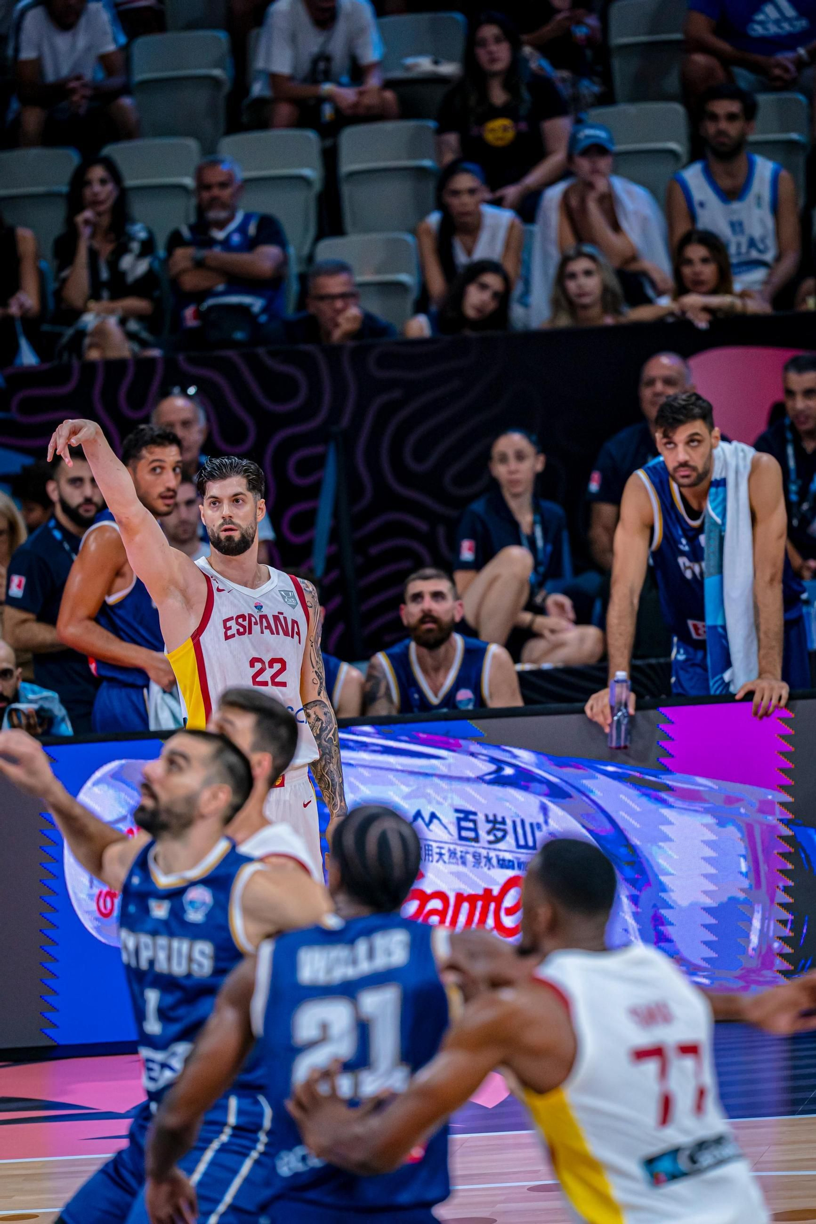 Las fotos del Chipre - España de baloncesto