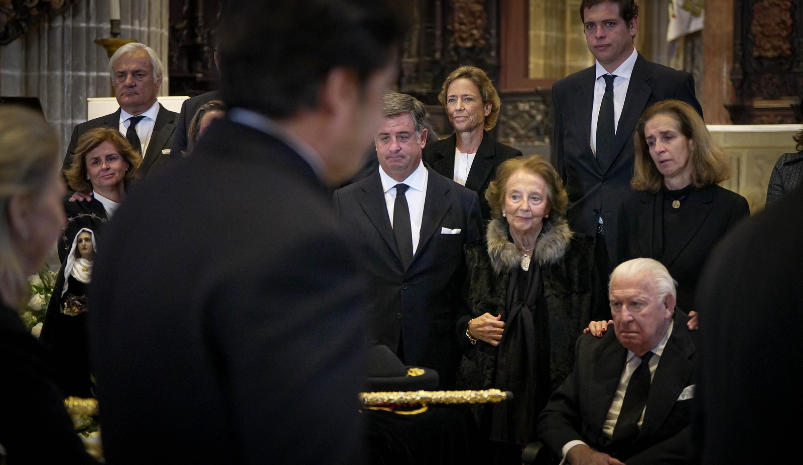 Imágenes del funeral de Álvaro Domecq en la catedral de Jerez