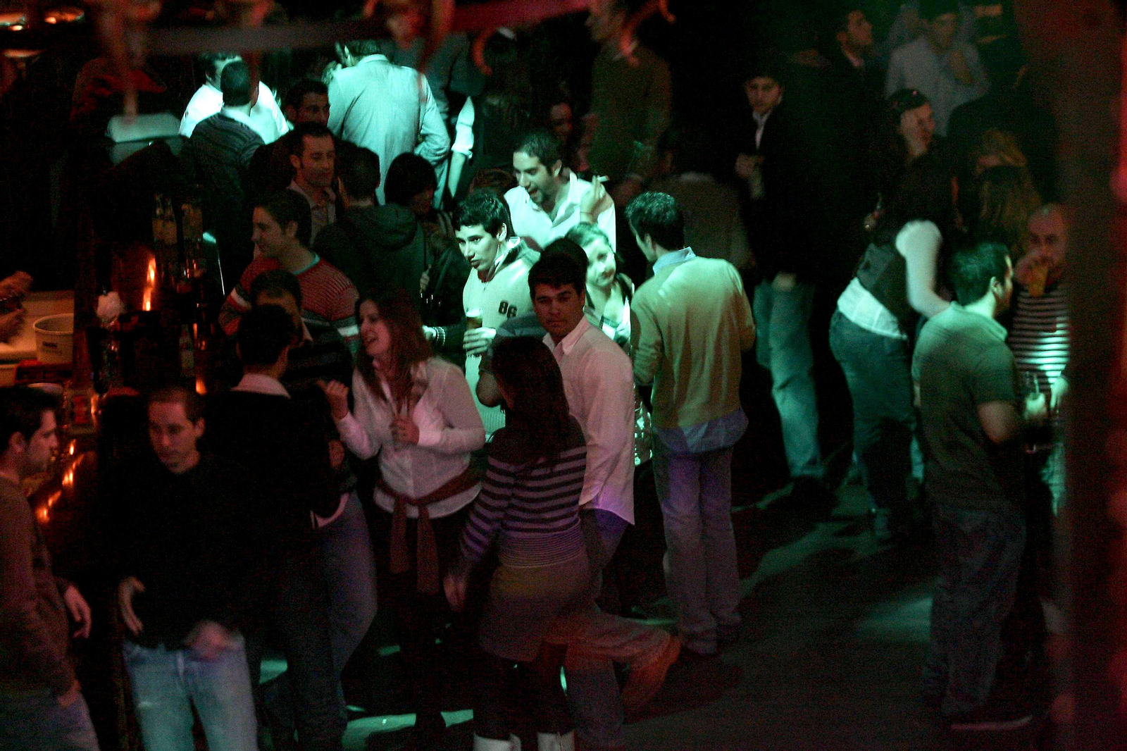 El interior de un local de ocio nocturno