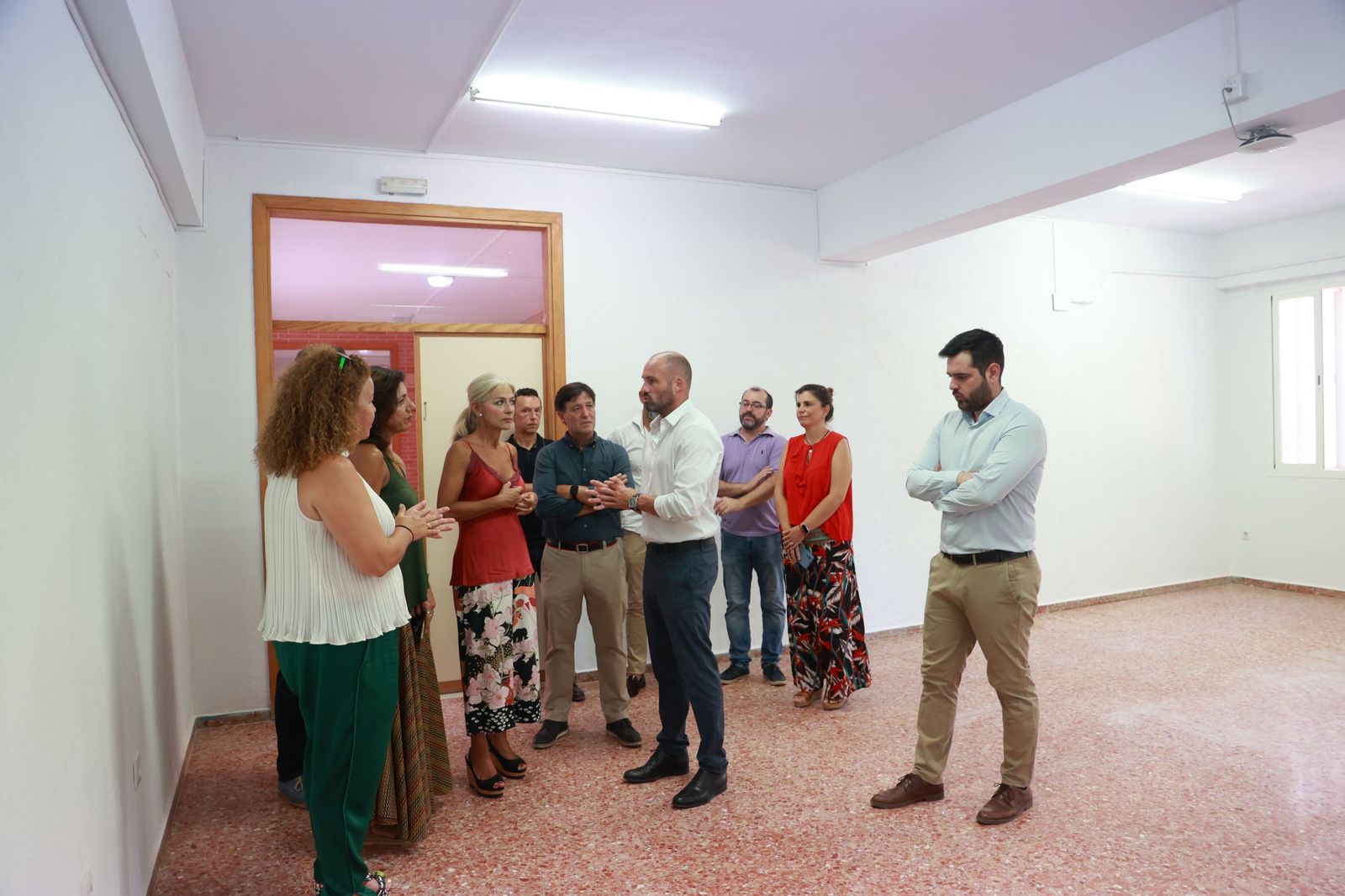 Visita de la consejera Patricia del Pozo a las obras del nuevo IES de Castilleja de Guzmán