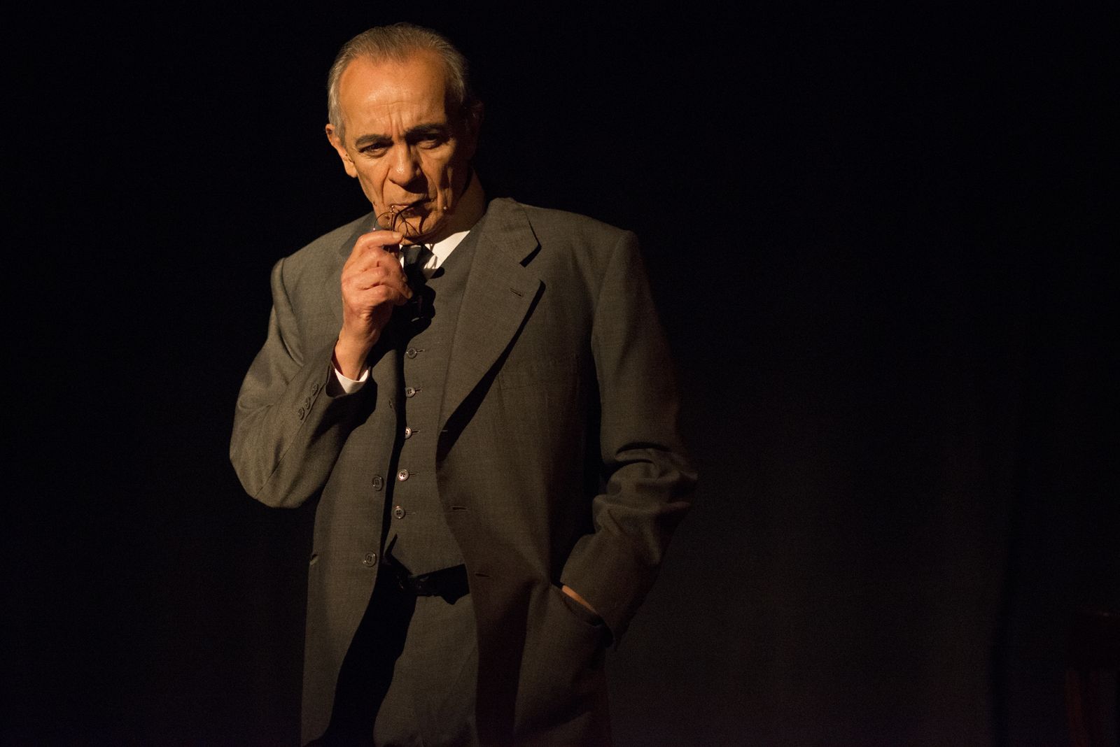 José Luis Gómez, en la interpretación de Manuel Azaña.