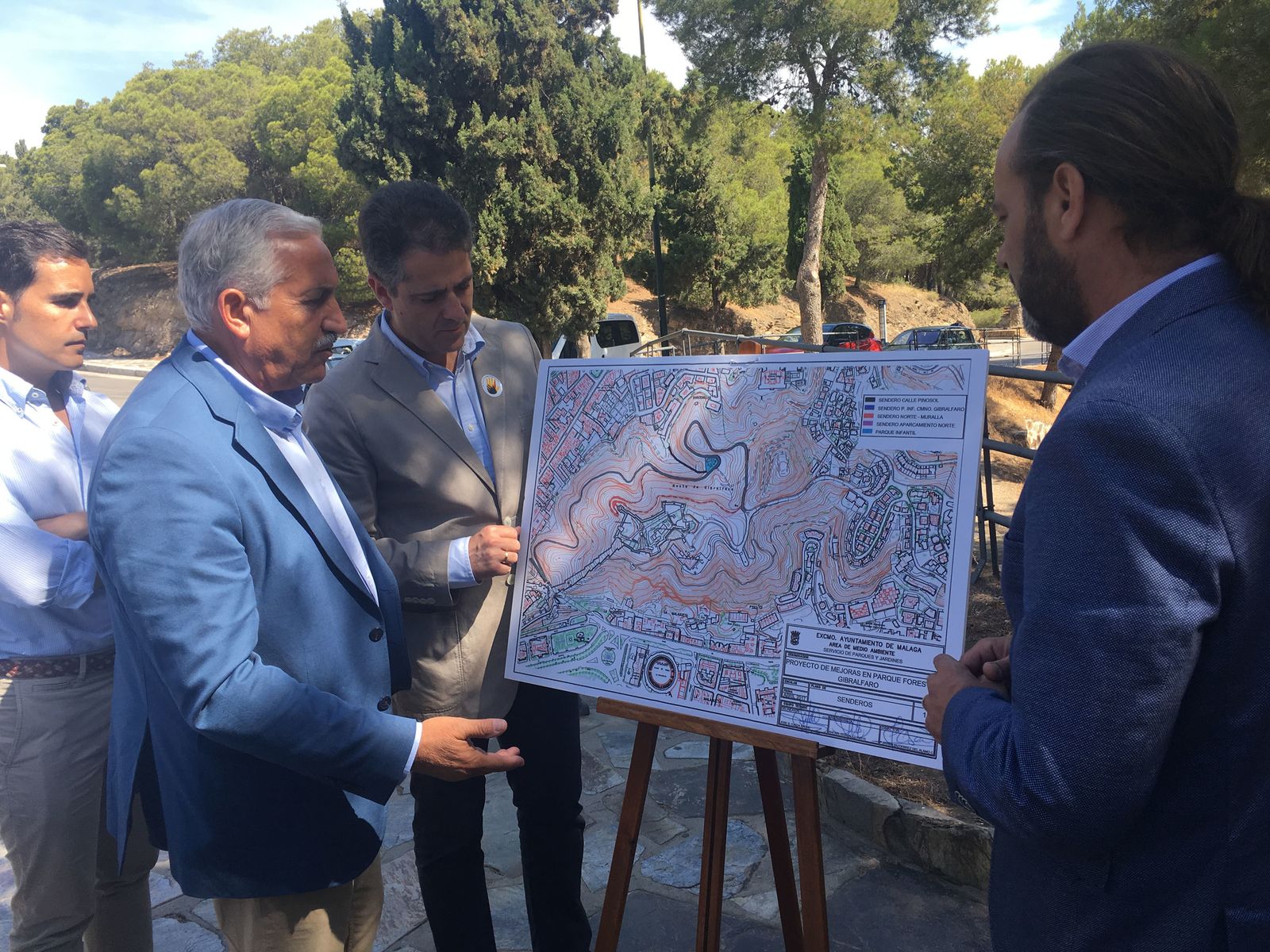 El proyecto de regeneración paisajística de Monte Gibralfaro.