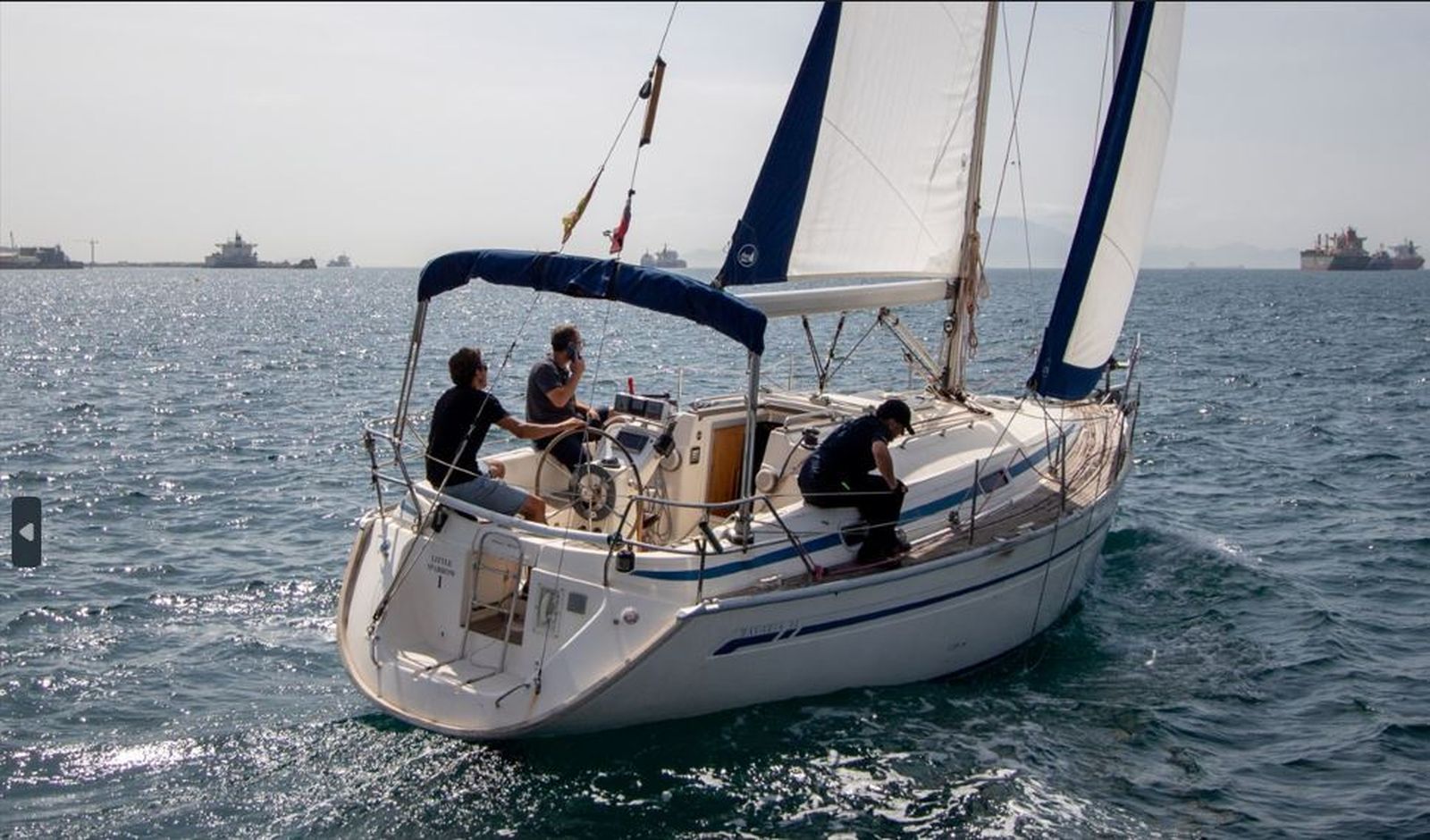 Una de las embarcaciones participantes en la séptima prueba del Interclubs