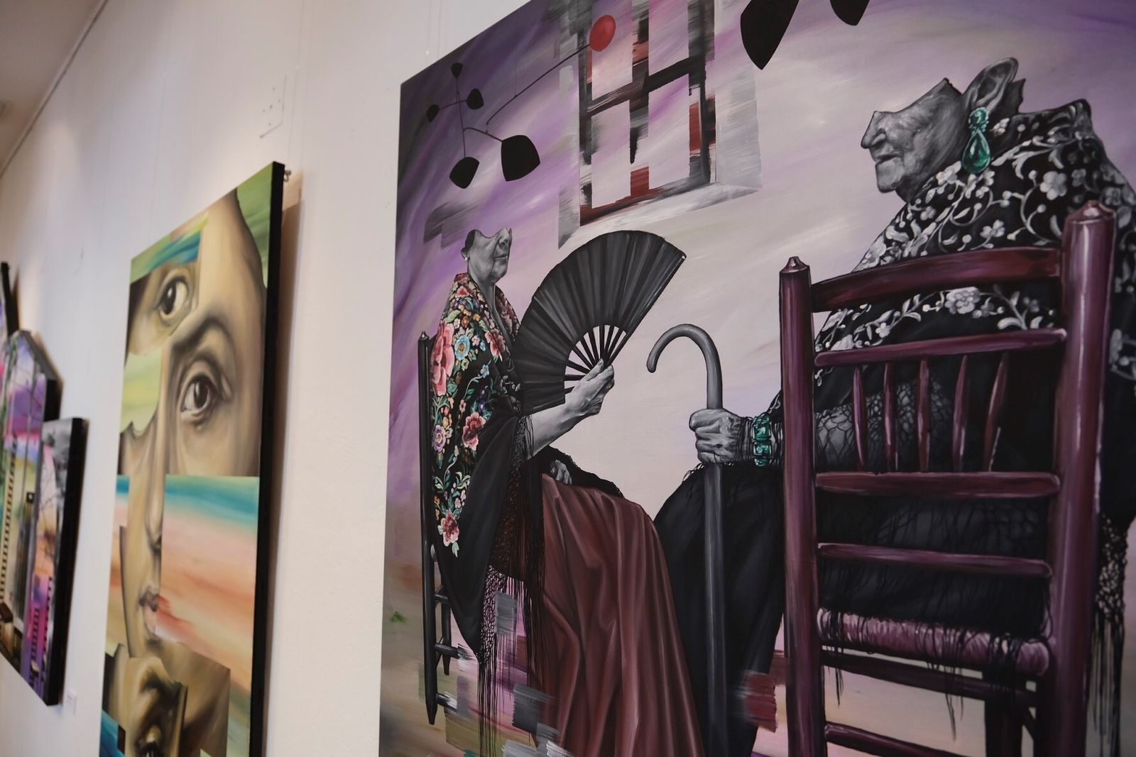 La exposición 'Melancolía', de Jesús Calzada, en el Palacio de Viana de Córdoba, en imágenes