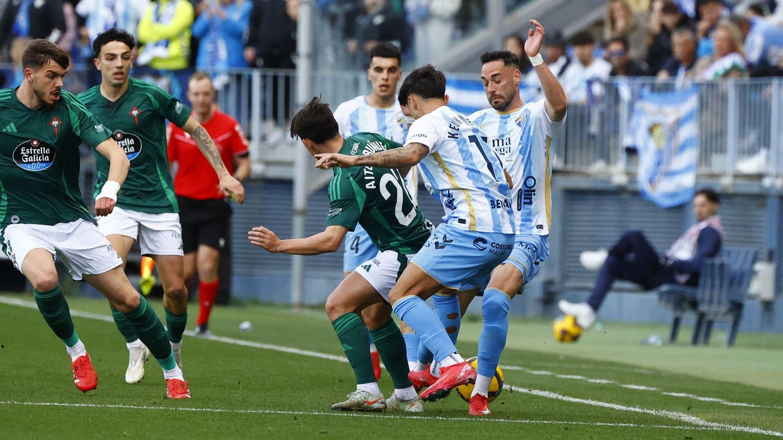 El Málaga CF-Racing de Ferrol, en fotos