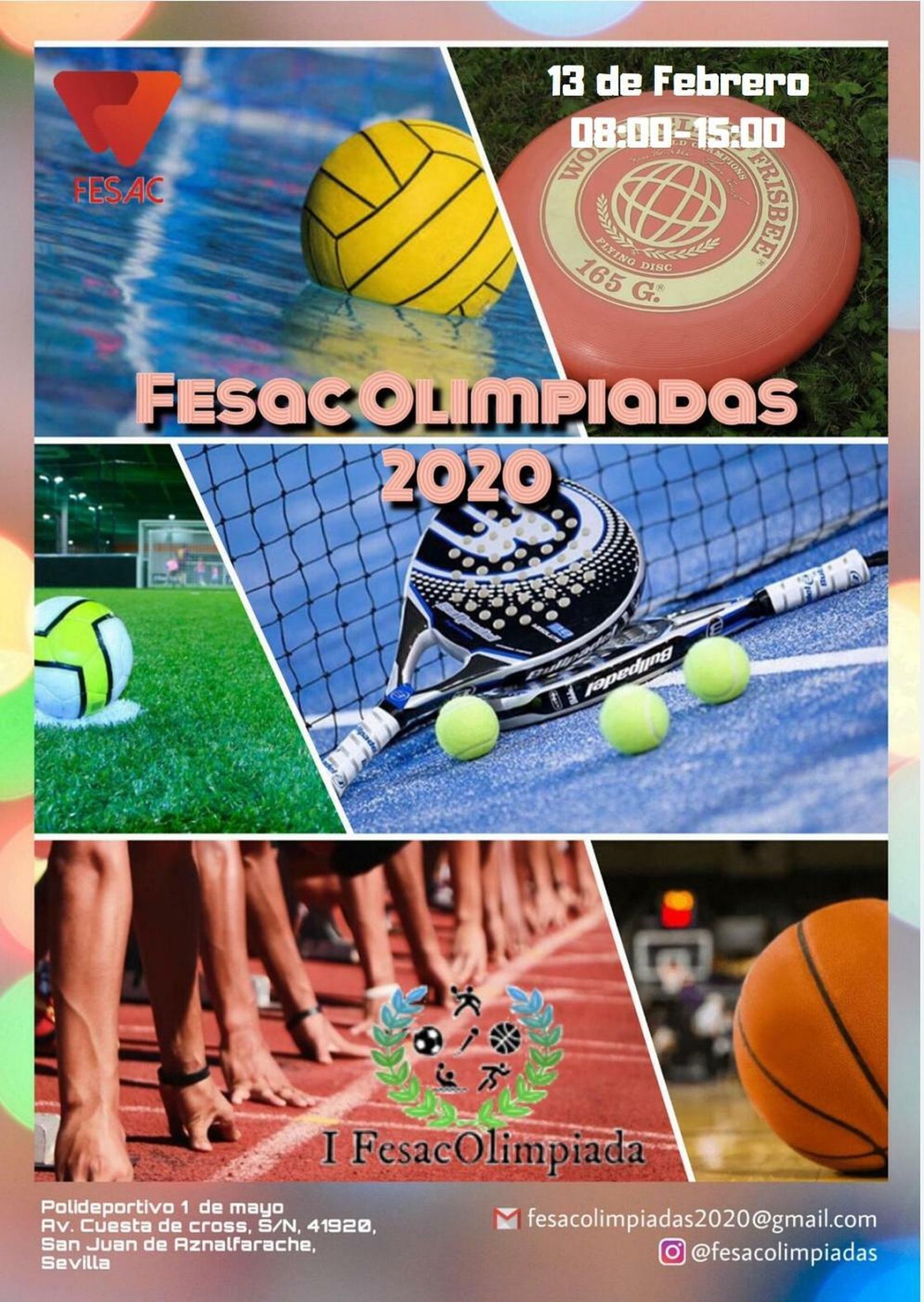 Cartel de las Fesacolimpiadas para alumnos de TSEAS