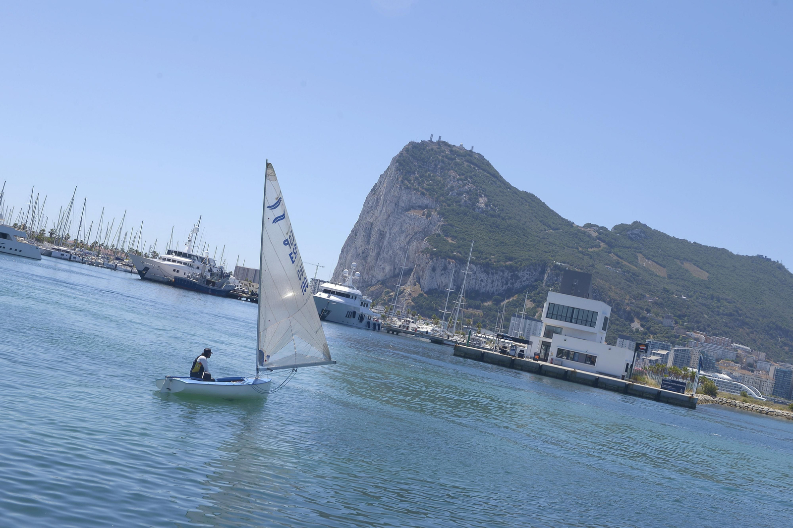 Fotos de la competición de vela en La Linea