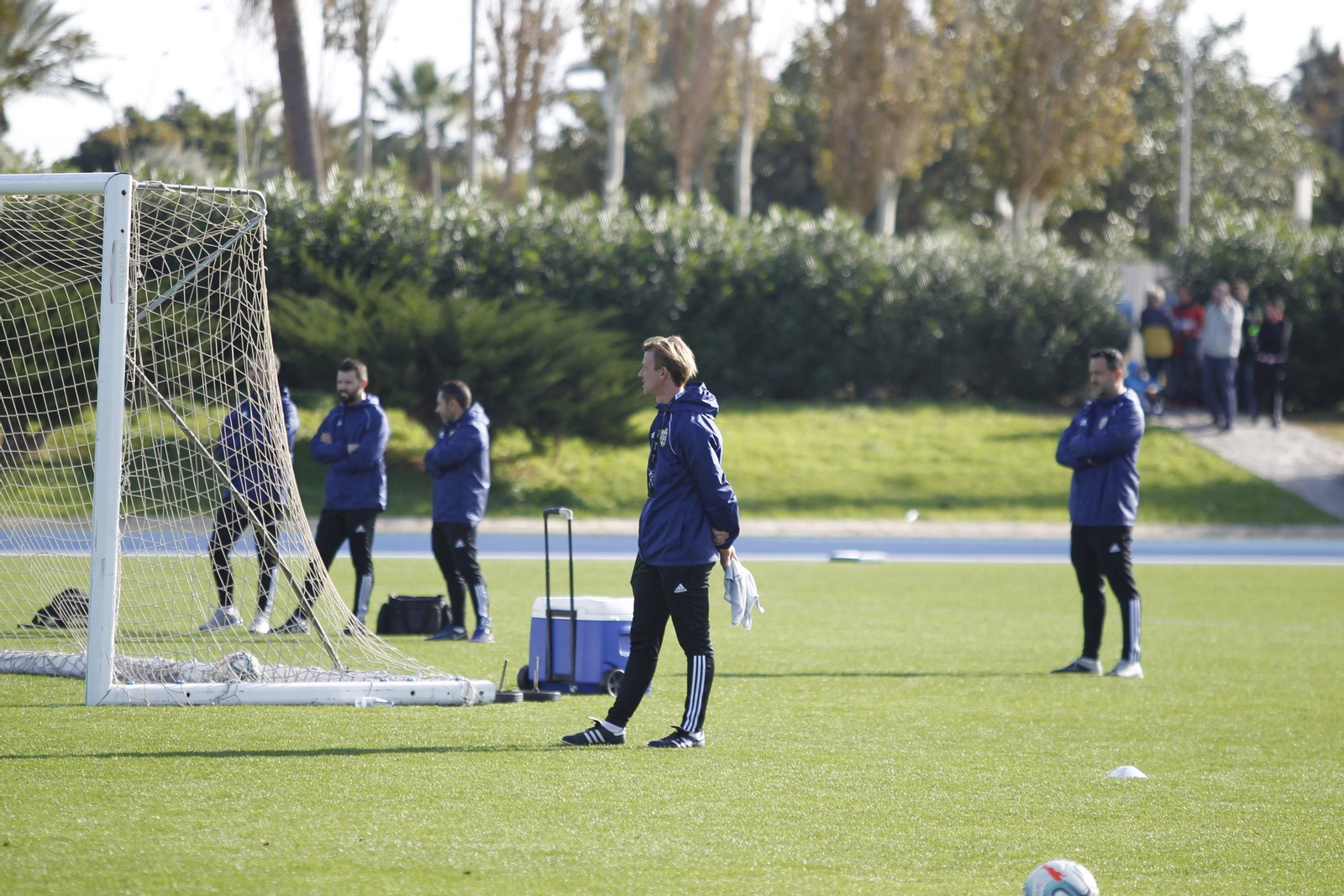 Fotogalería del entrenamiento de la UDA, 6-XII