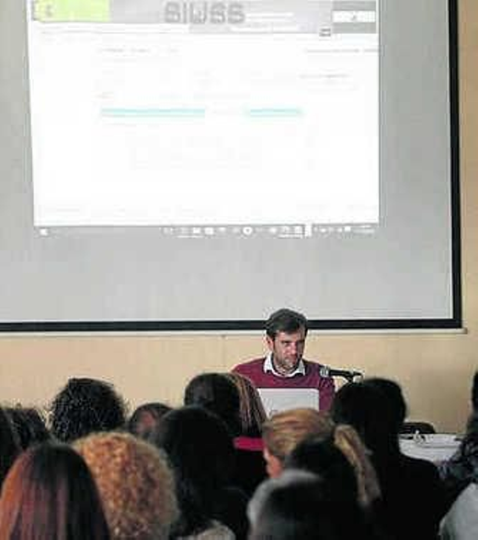 Un instante de la jornada.