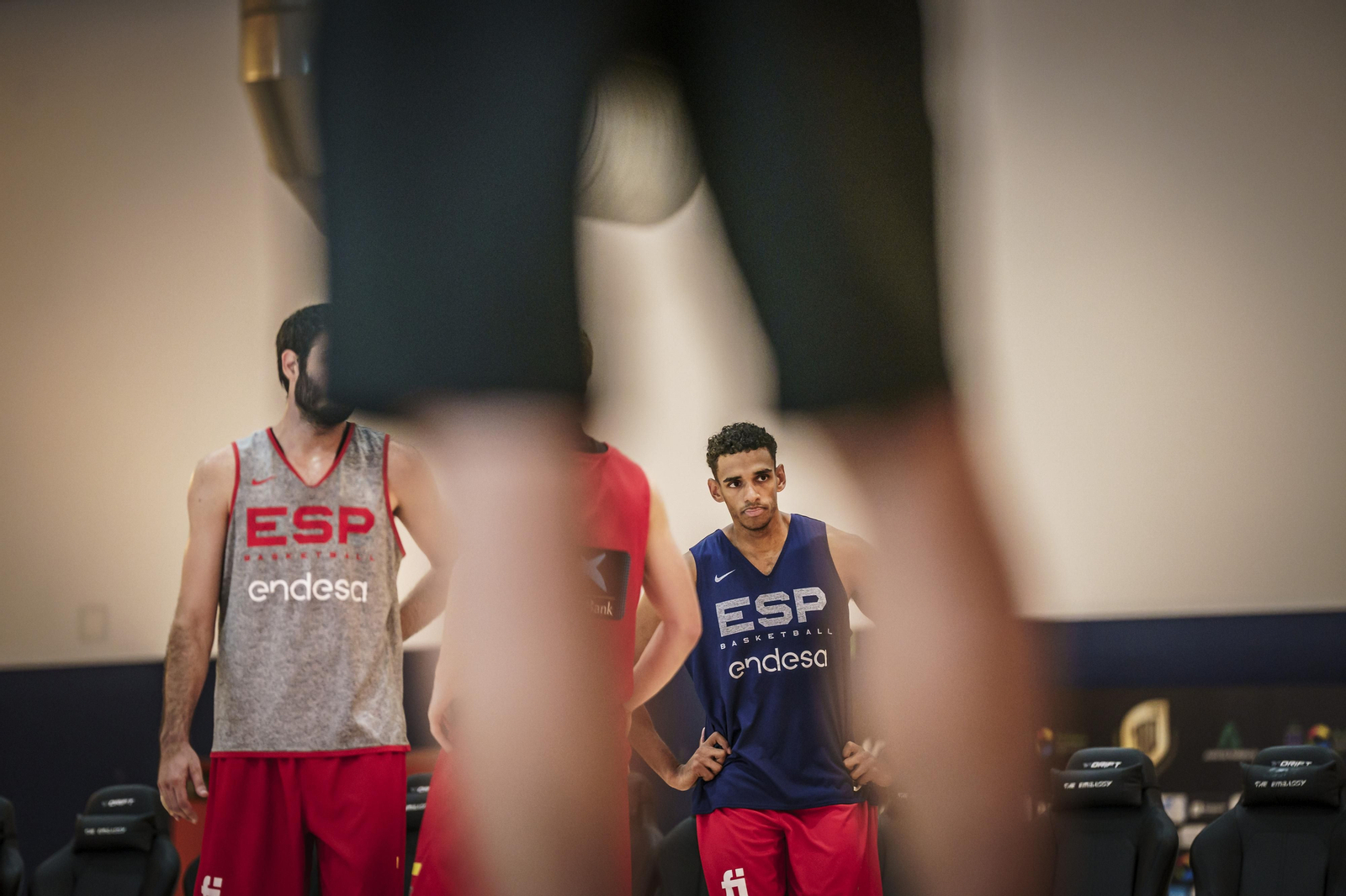 Sesión de la selección española en The Embassy