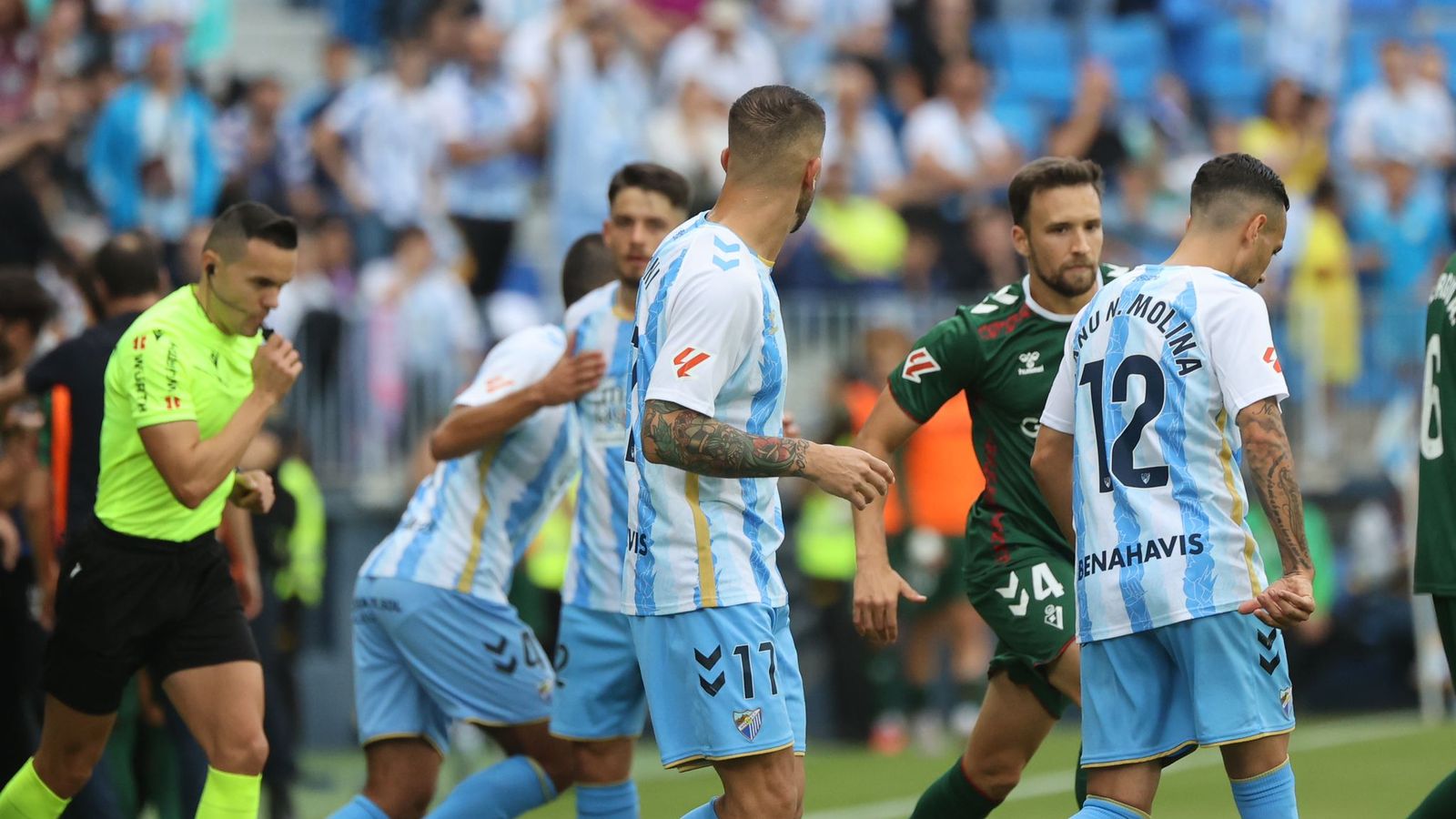 El Málaga CF - Eibar, en fotos