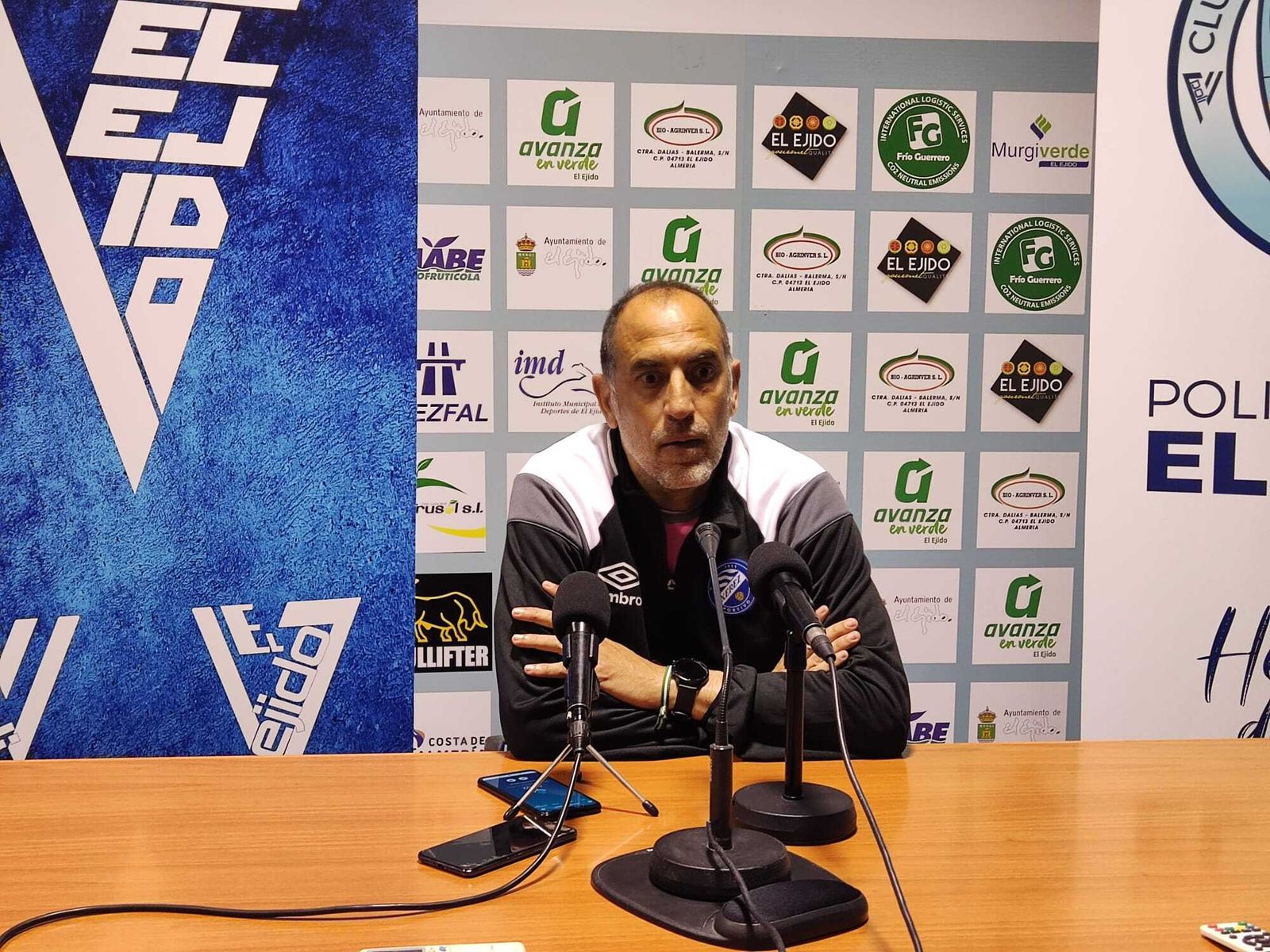 Romerito, en la sala de prensa de Santo Domingo.