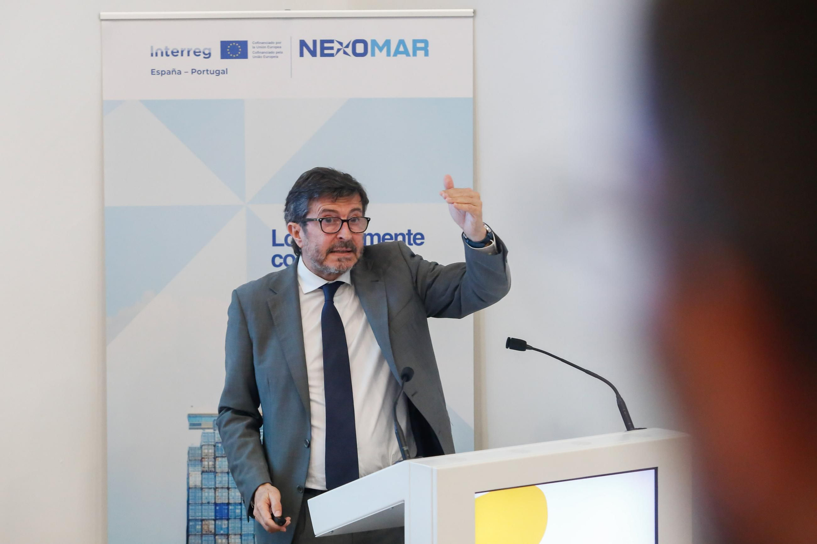 Las imágenes de la ponencia de Manuel Rodríguez Dapena, subdirector de Puertos del Estado, en la Cámara de Comercio del Campo de Gibraltar