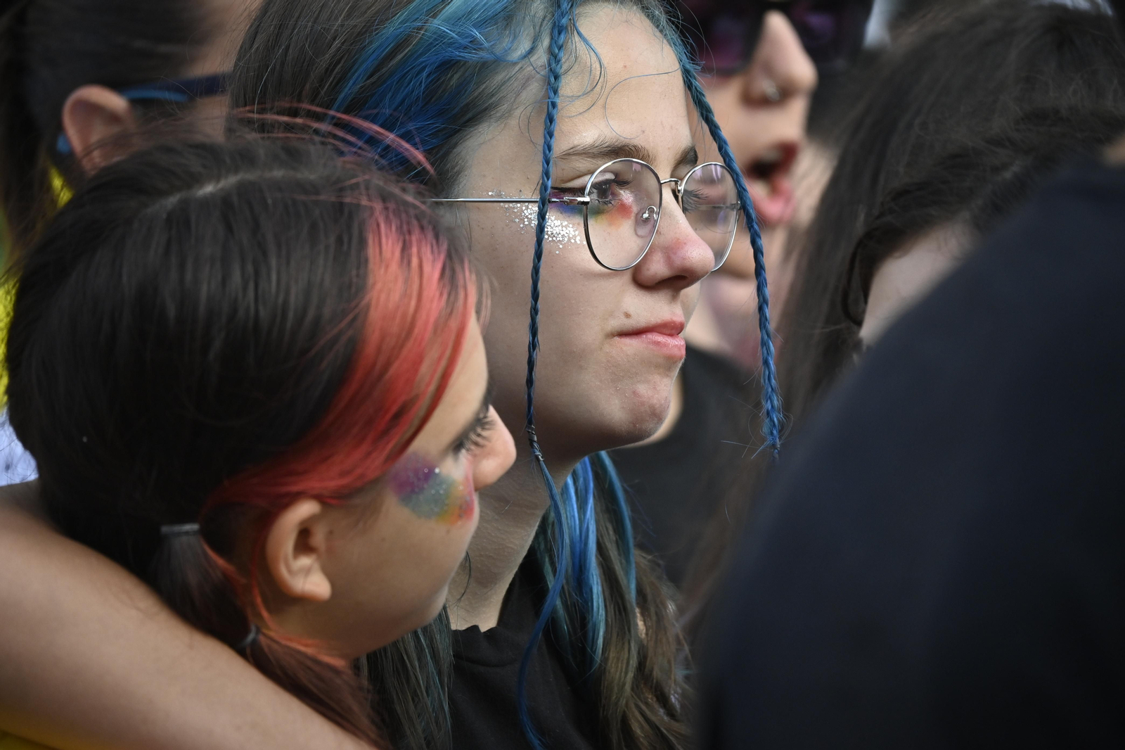 Las mejores imágenes de la manifestacióndel del Orgullo LGTBI en Huelva