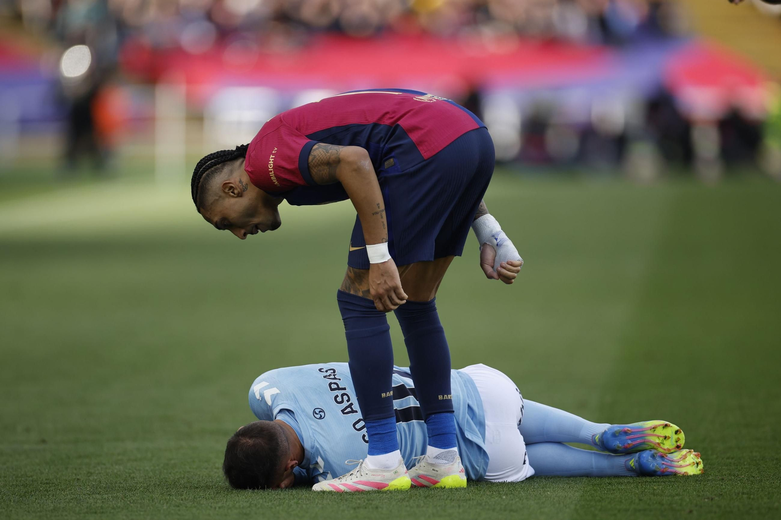 Barcelona-Celta: El malagueño Melero López, salpicado por la polémica