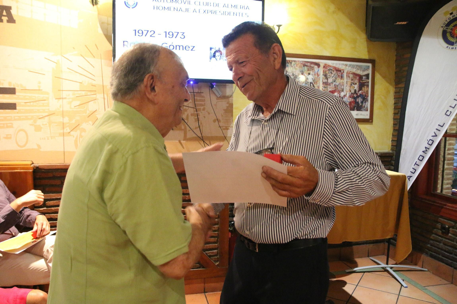 Homenaje a los expresidentes del Automóvil Club de Almería