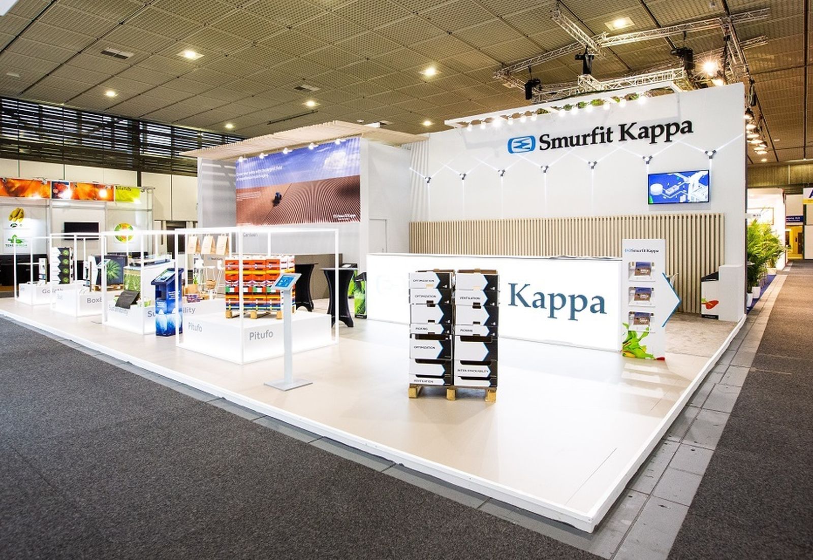 Estand de Smurfit Kappa.