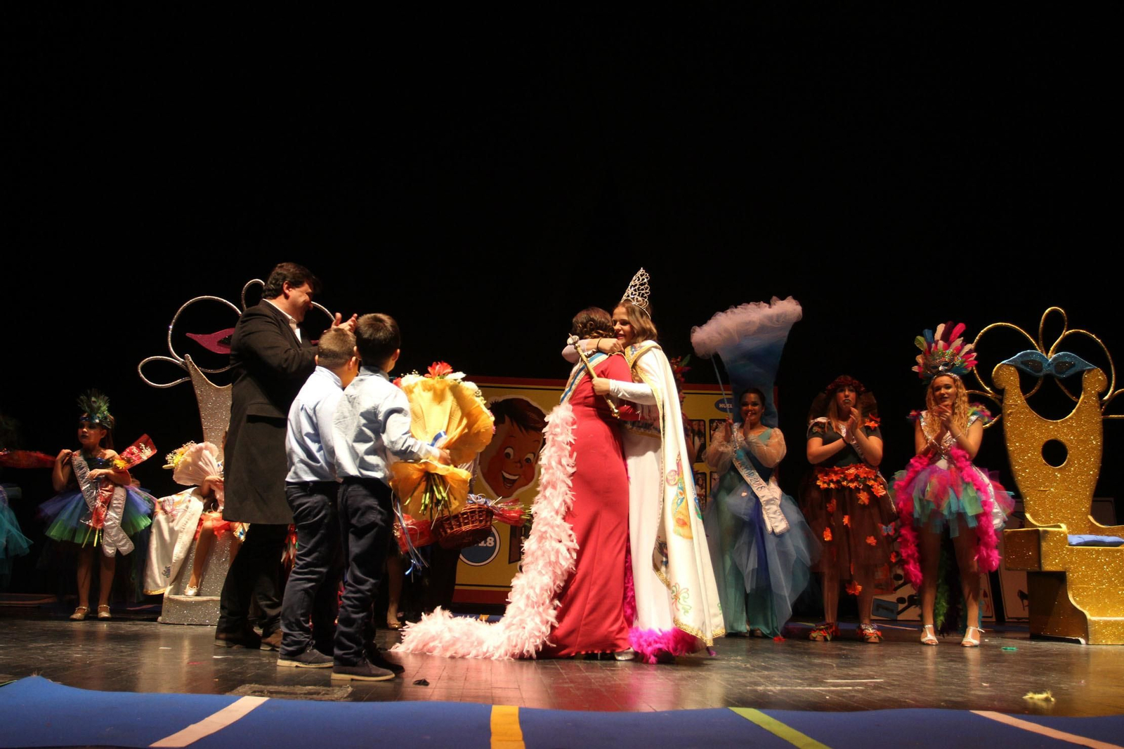 Gala de la coronación de  la choquera mayor e infantil del Carnaval Colombino 2018