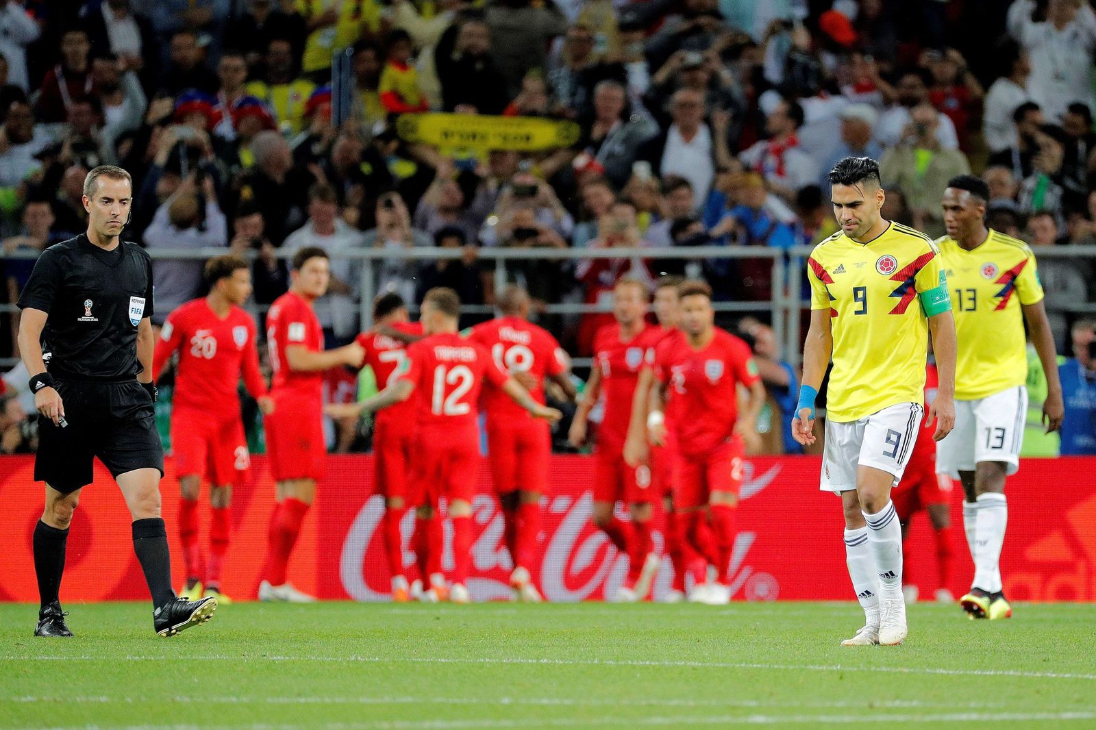 Las imágenes del Colombia-Inglaterra