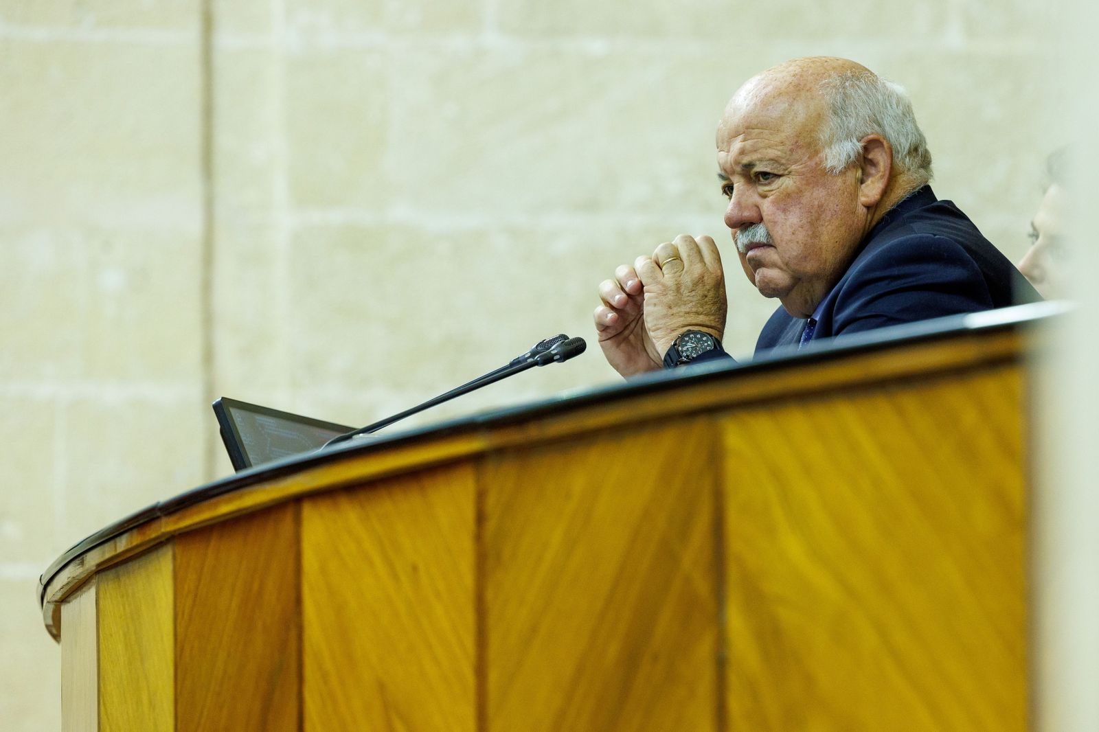 Jesús Aguirre, presidente del Parlamento de Andalucía.