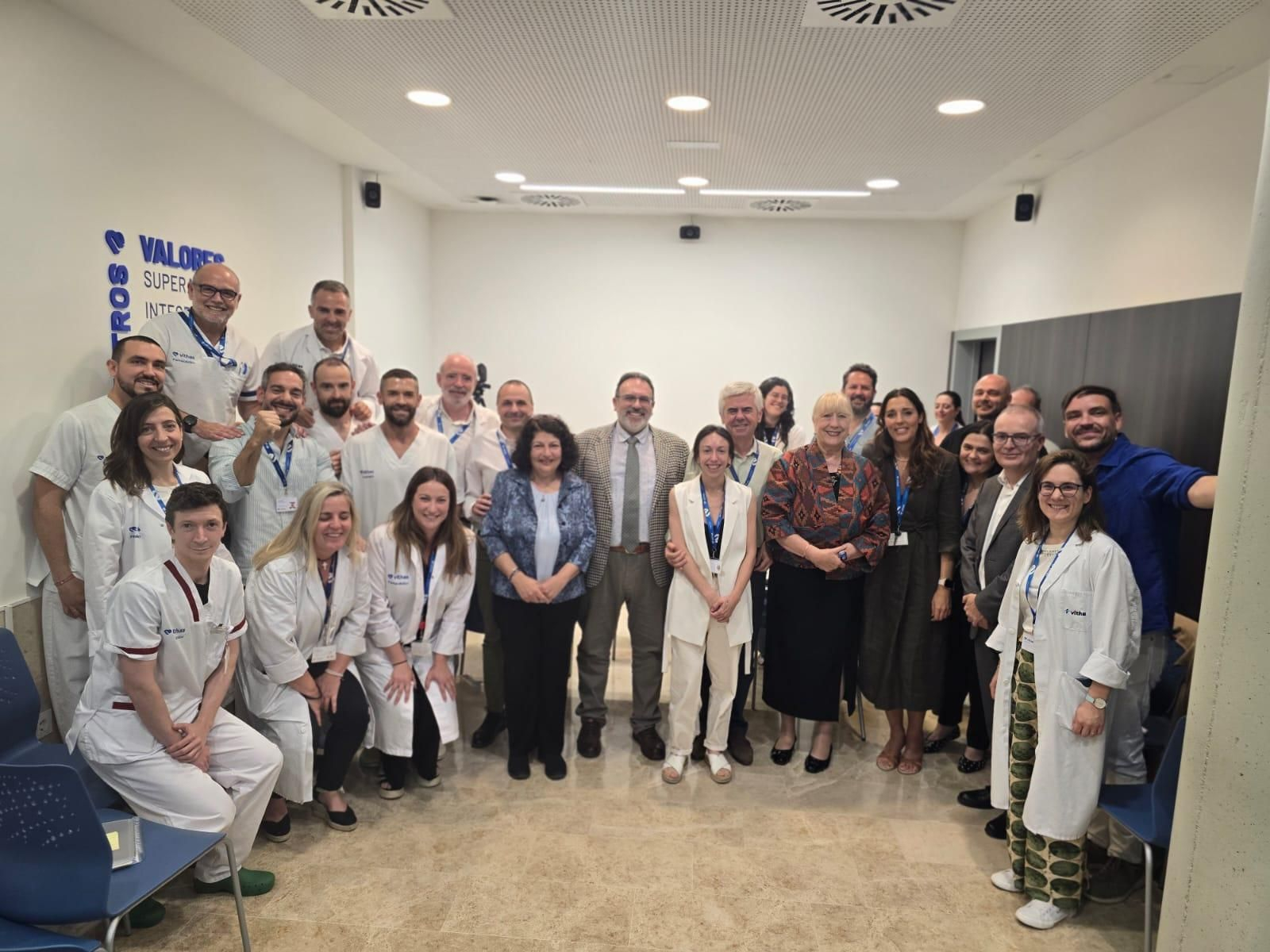 El equipo de Vithas.