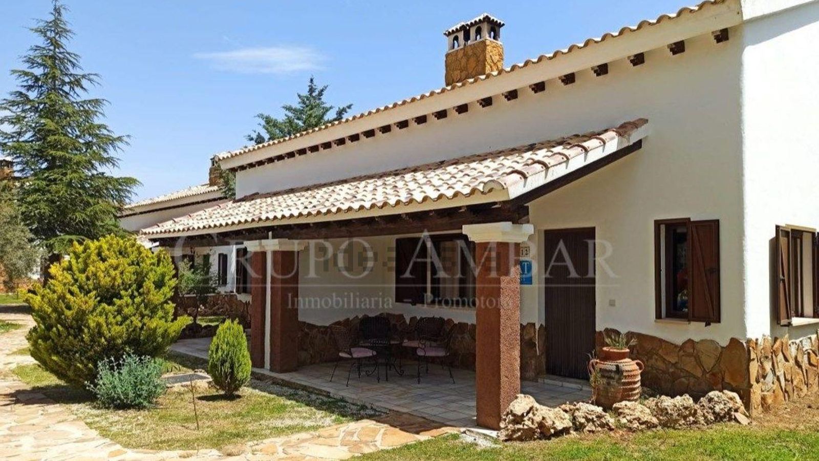 Aspecto exterior de una de las casas.