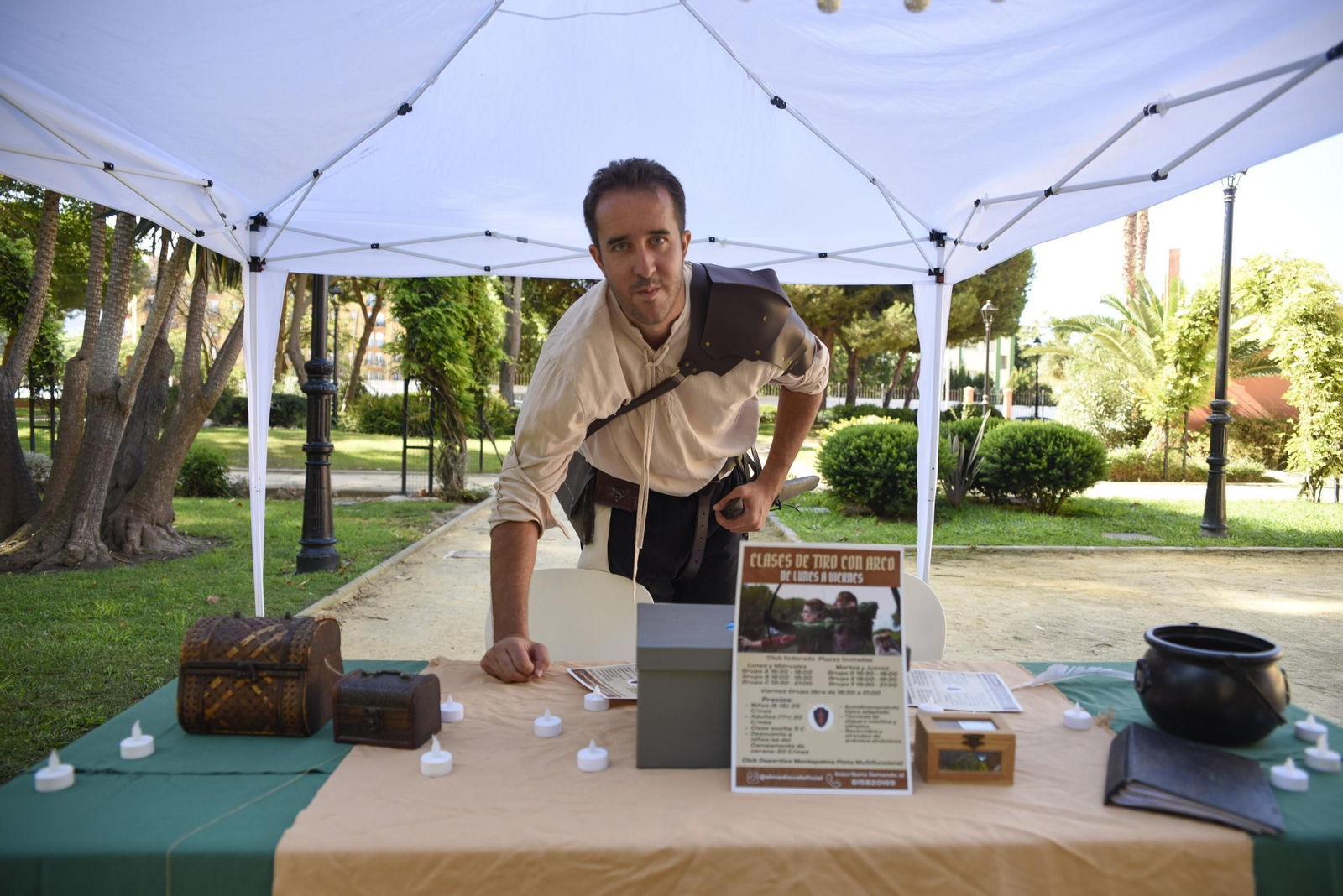 La Jornada Fantástica transforma los jardines Saccone de La Línea en un mundo de magia y aventuras medievales