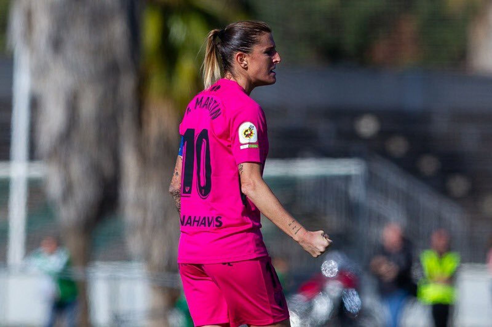 Adriana, durante un partido.
