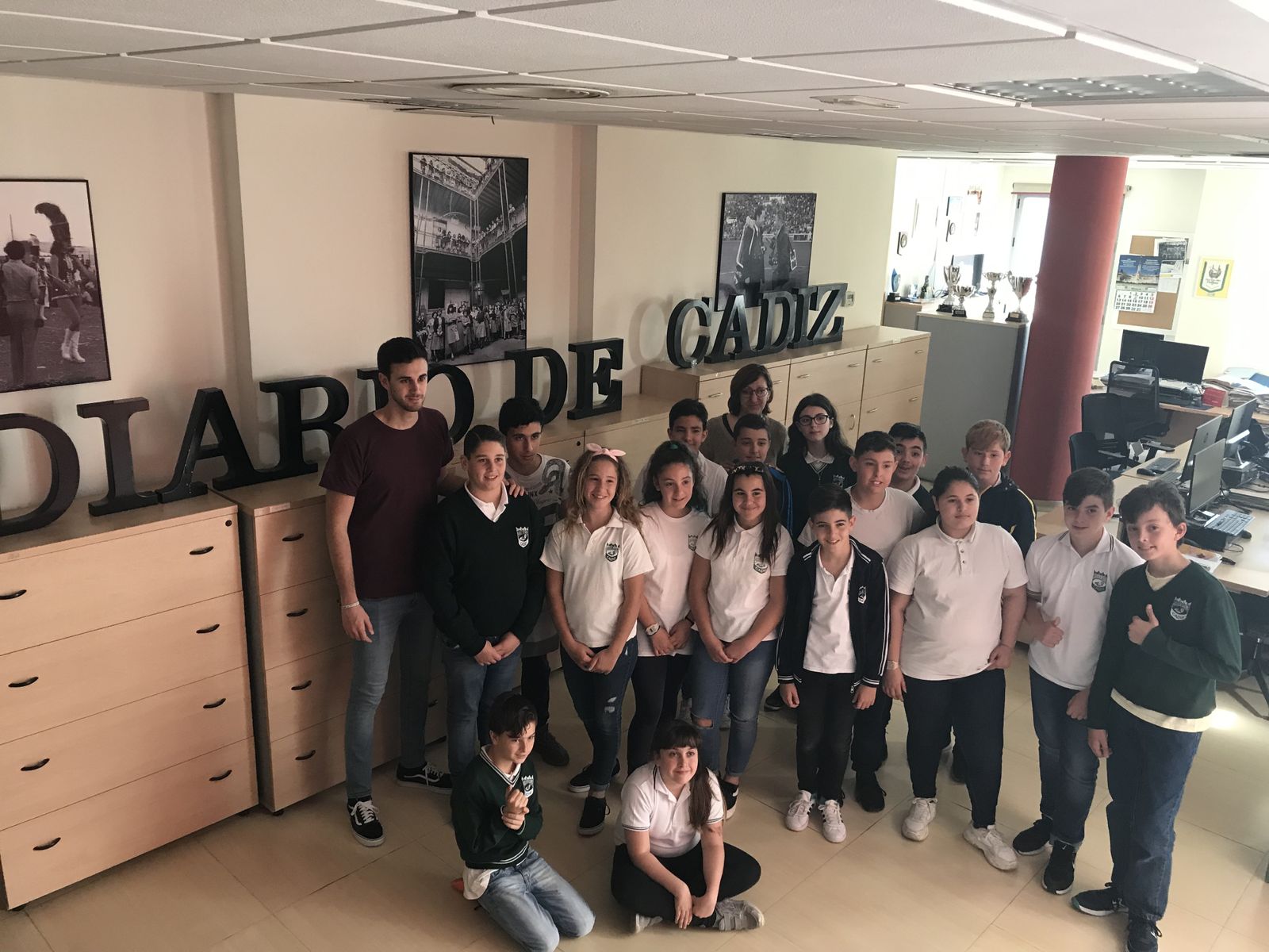 Visita al Diario CEIP Adolfo de Castro