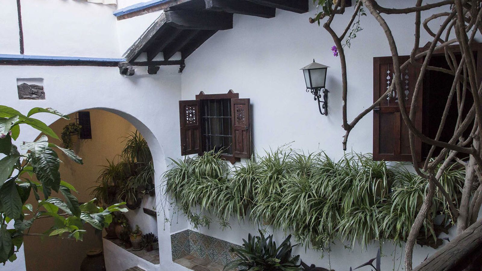 Patio de la Casa del Agua, en la calle Portillo