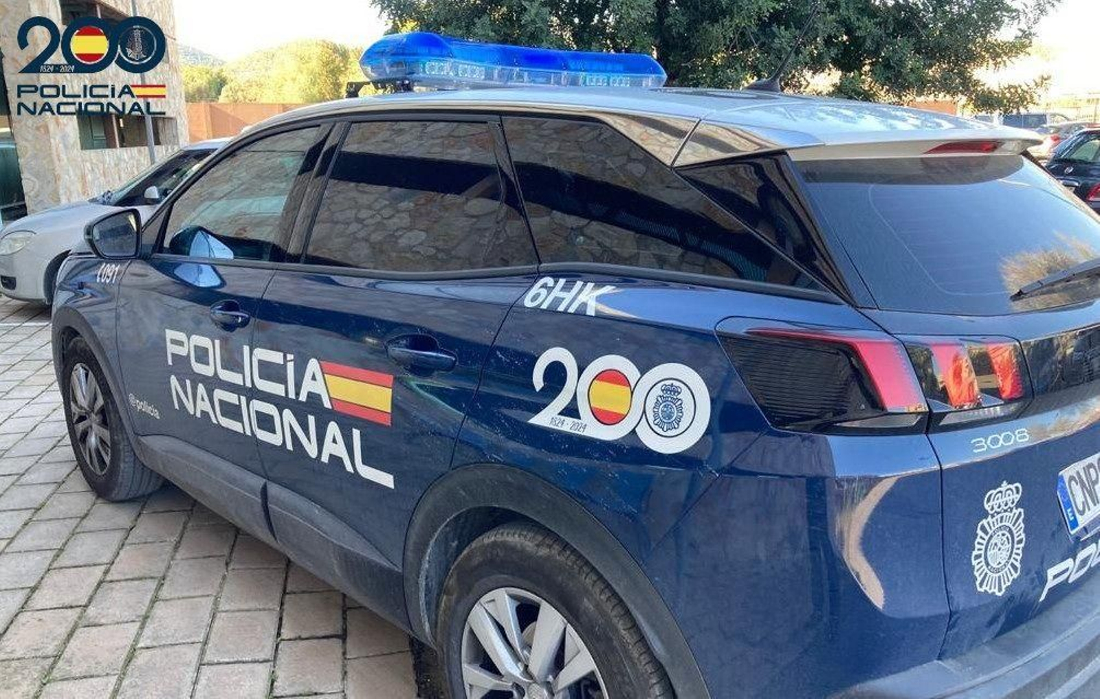 Un vehículo de la Policía Nacional.
